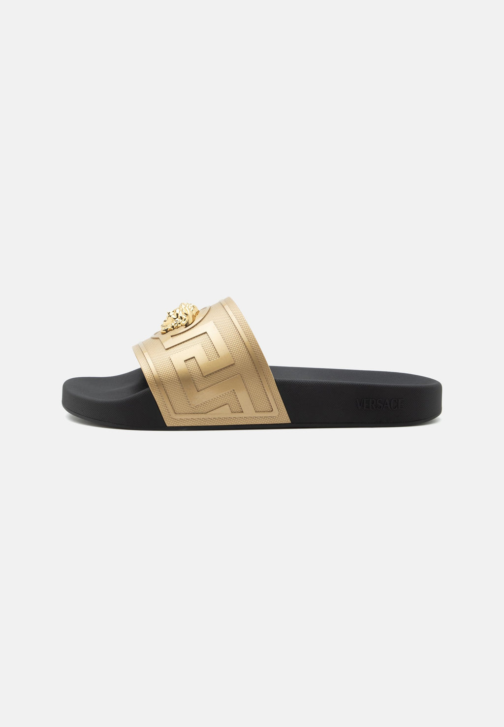 SLIDES - Mules - gold-coloured
