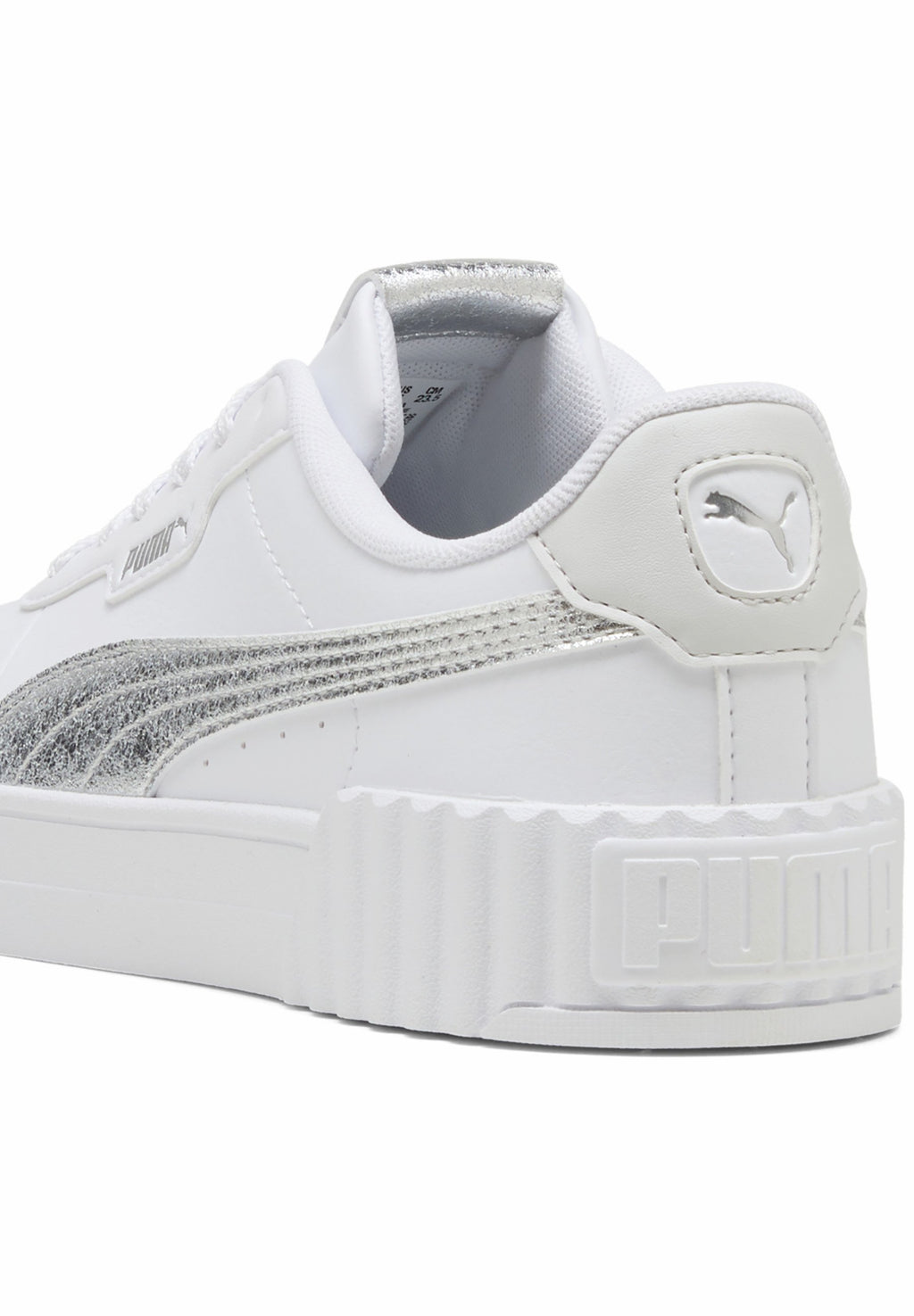 CARINA METALLIC WHISPER - Baskets basses - puma white/puma silver