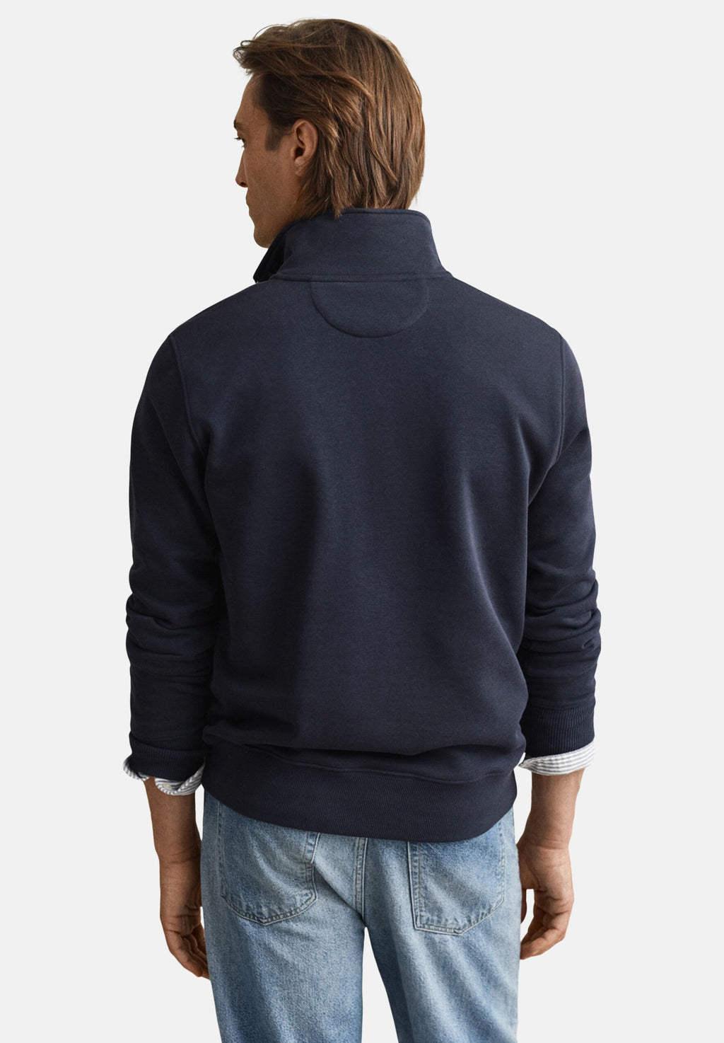 REG SHIELD YARIM FERMUARLI - Sweatshirt - lacivert