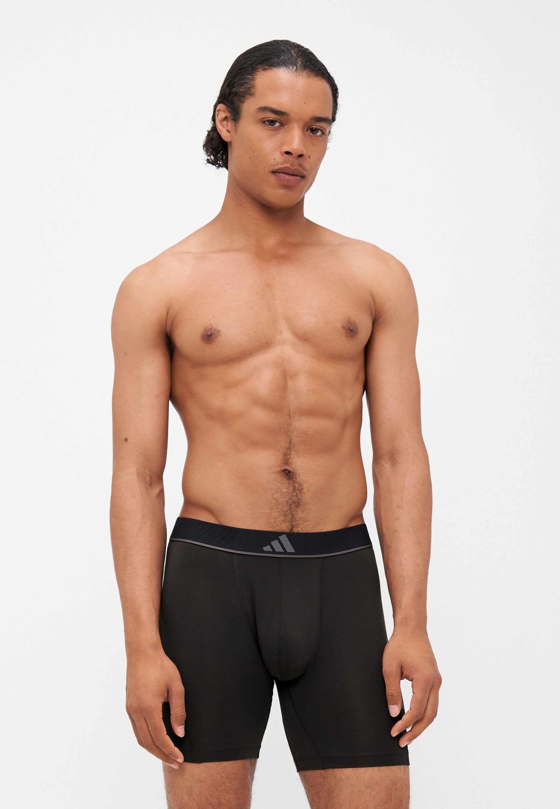 BOXER BRIEF 3 PACK - Boxer briefs - black/dark grey/grey