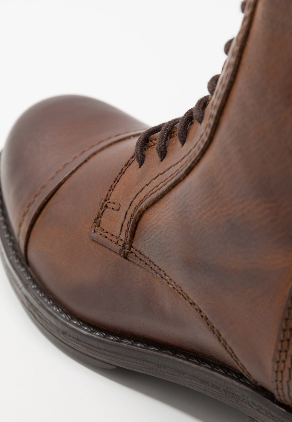 JFWRUSSEL - Lace-up ankle boots - cognac