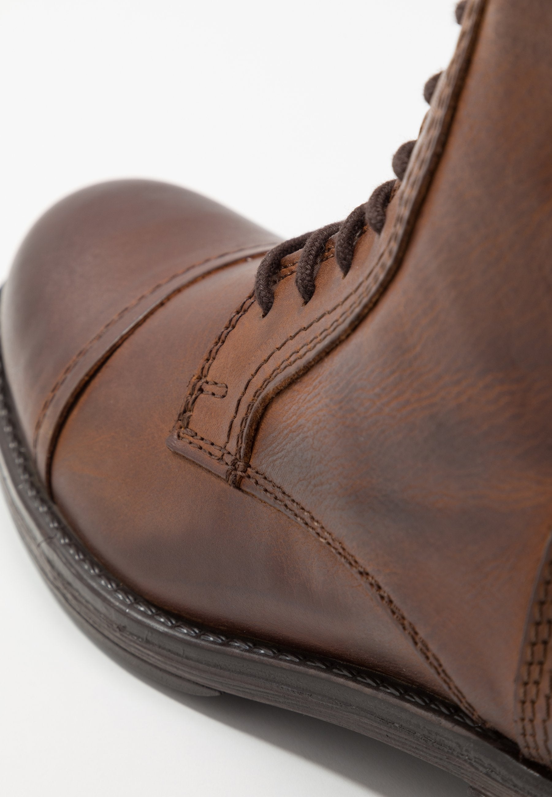 JFWRUSSEL - Lace-up ankle boots - cognac