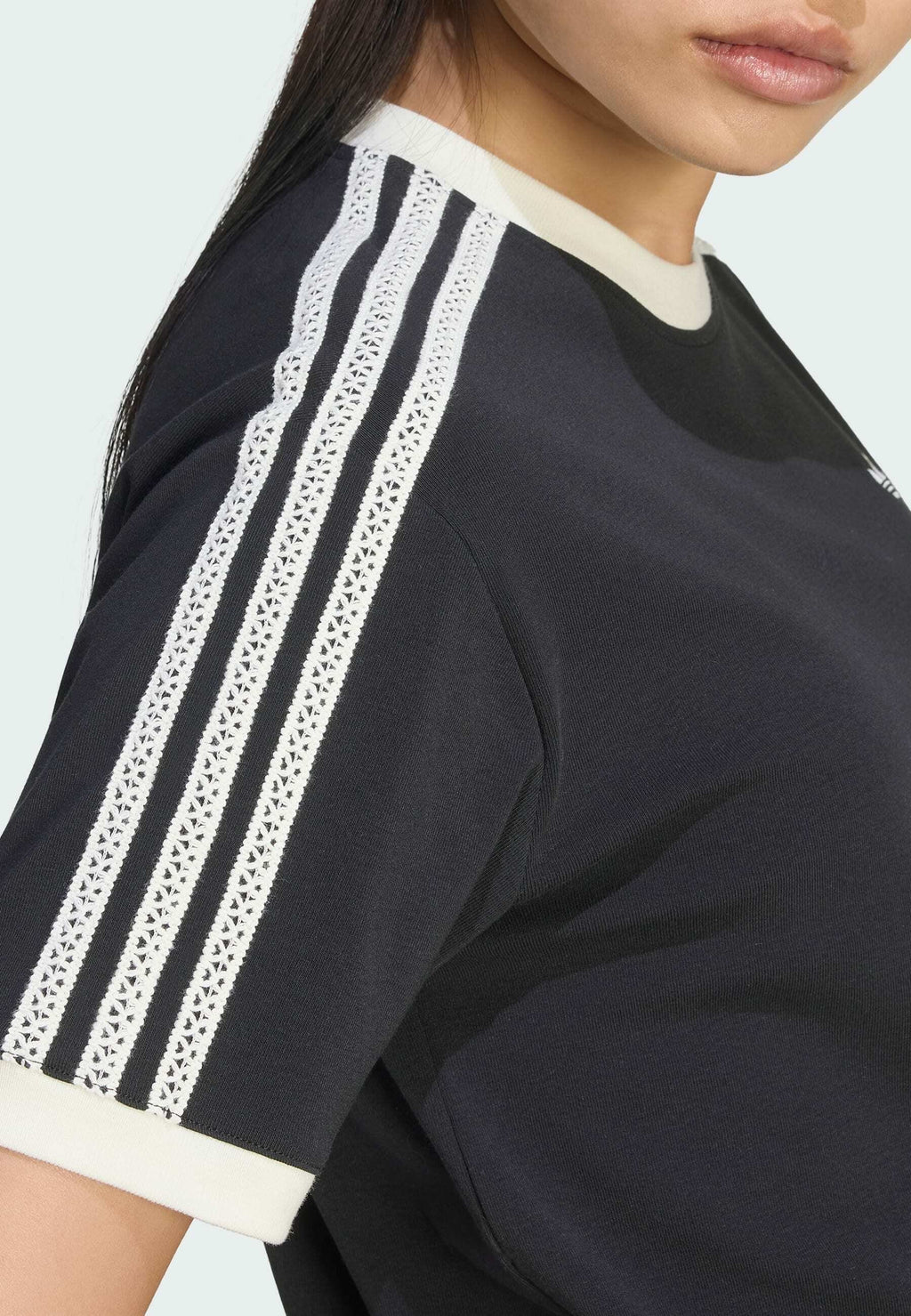 SUMMER GLOW ADVANCED THREE STRIPES - Print T-shirt - black