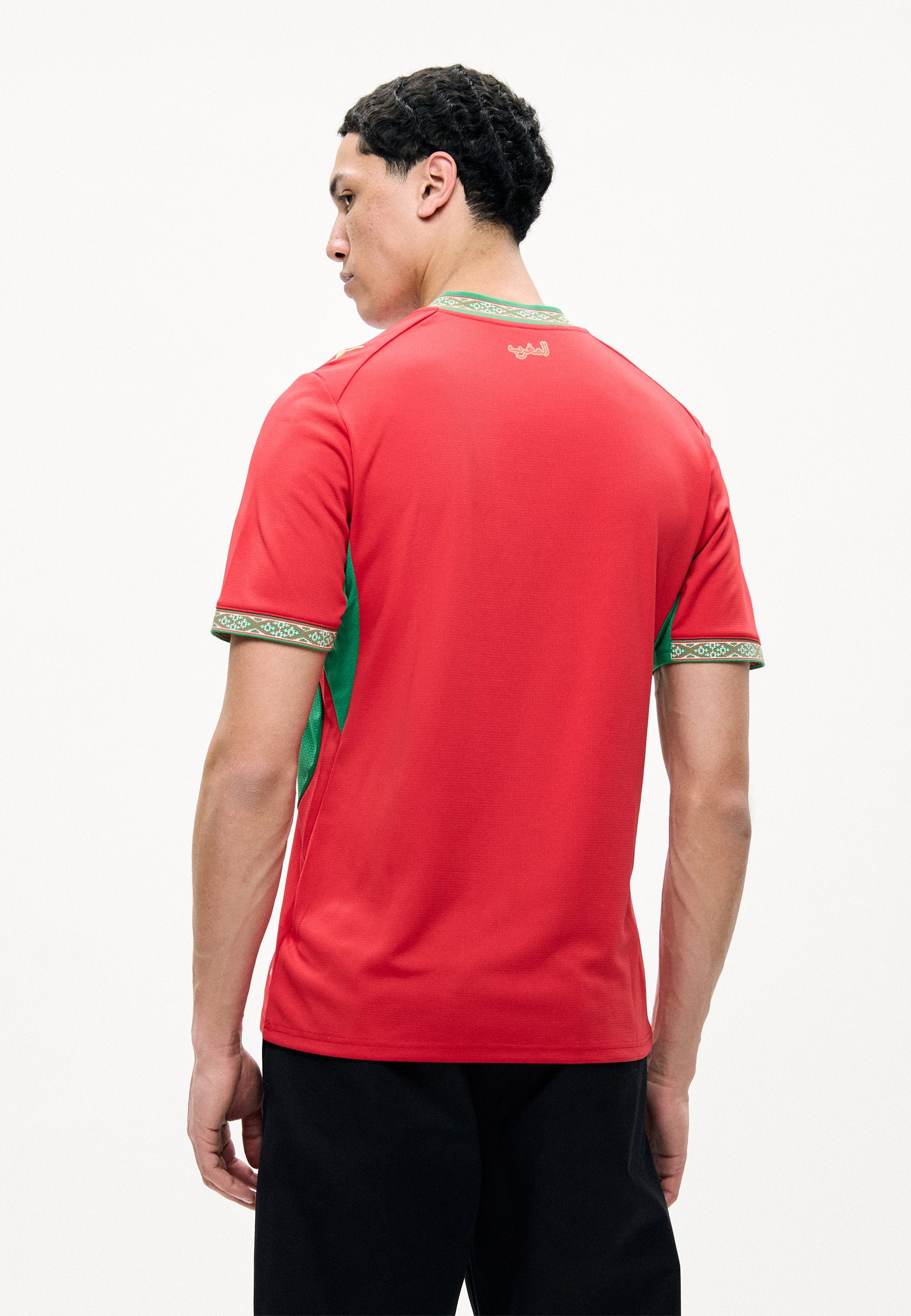 MOROCCO FRMF HOME REPLICA - Sports T-shirt - fast red/victory gold-coloured