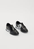 T90 SP UNISEX - Baskets - noir/blanc/argenté métallisé