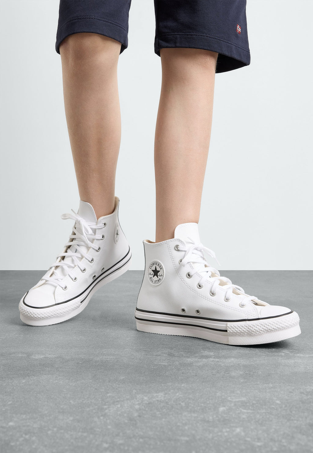 CHUCK TAYLOR ALL STAR LIFT PLATFORM  - High-top trainers - white/natural ivory/black