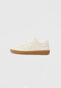 TH MONOGRAM LEATHER COURT TRAINERS - Trainers - soft cream