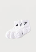 FUTRA UNISEX 3 PACK - Socks - white/black