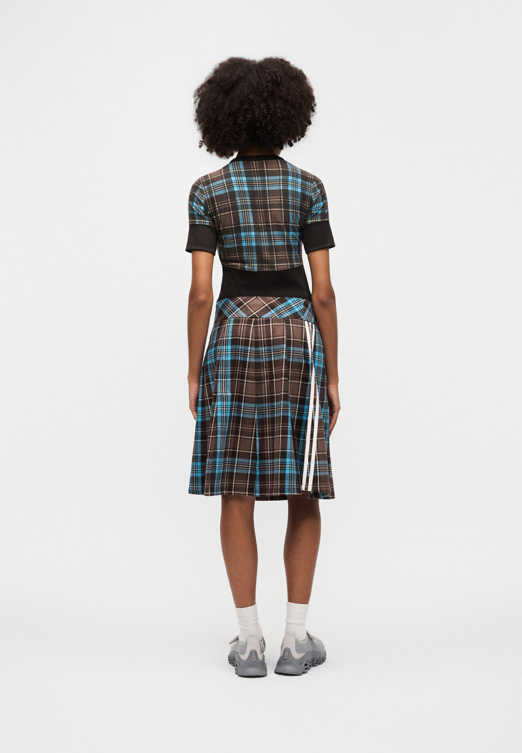 CHECK SKIRT - A-line skirt - multi coloured