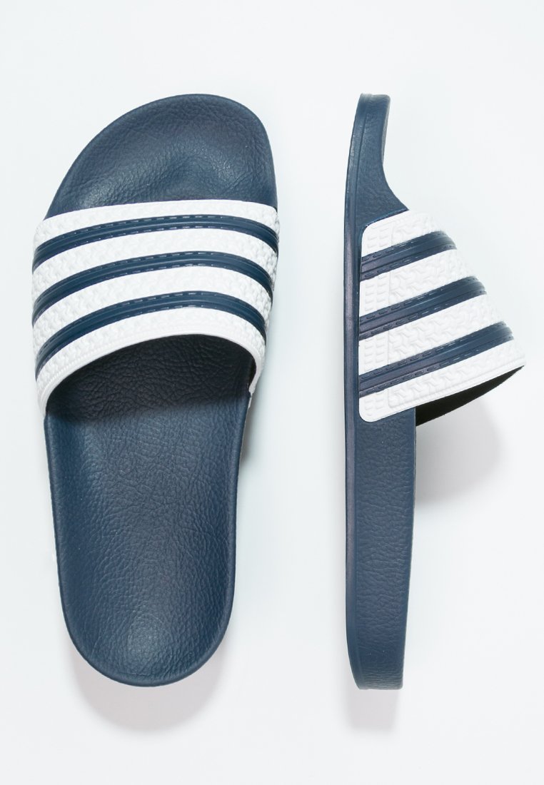 ADILETTE - Pool slides - adiblu/white