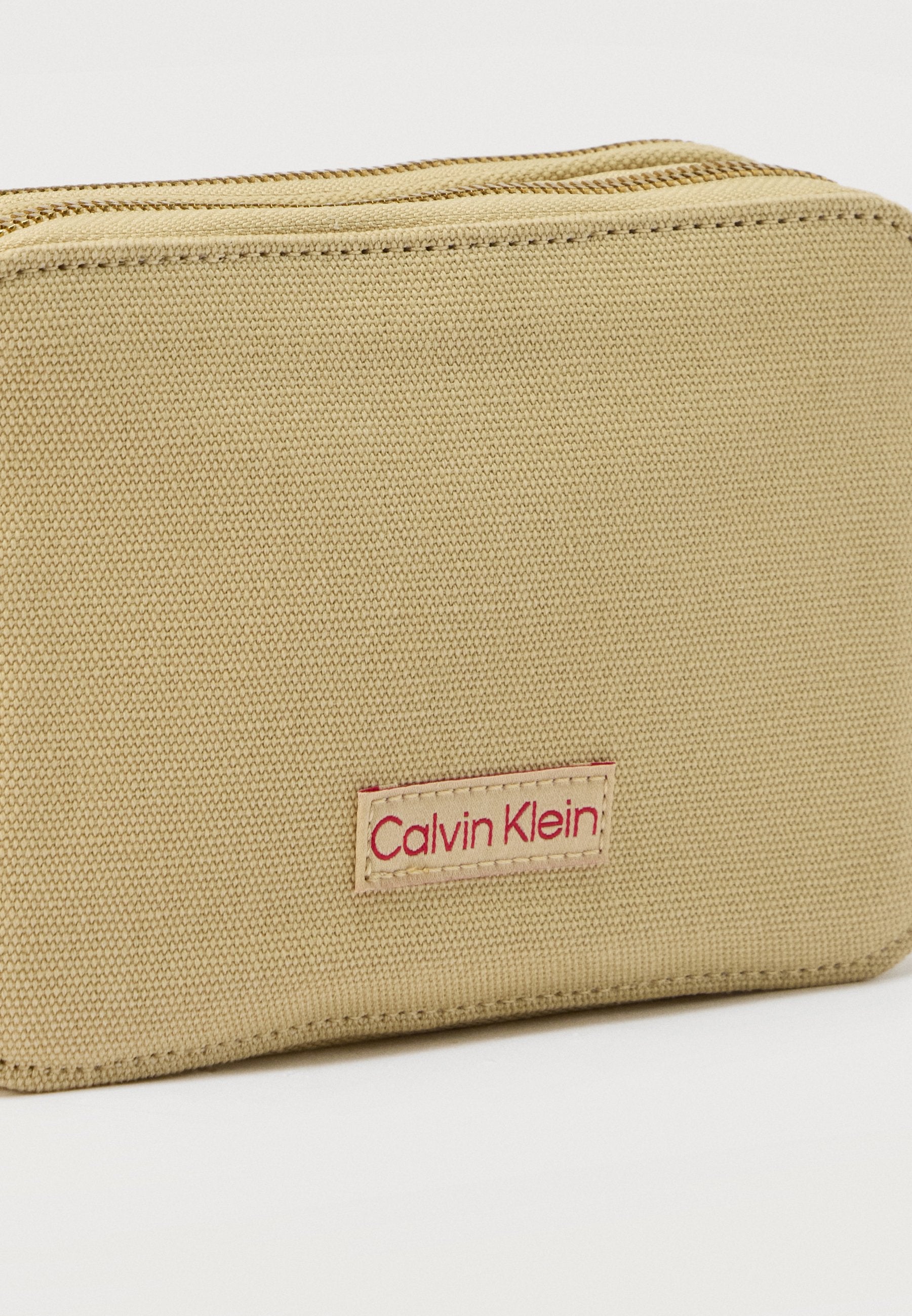 WEBBING STRAP CAMERA BAG - Camera bag - beige