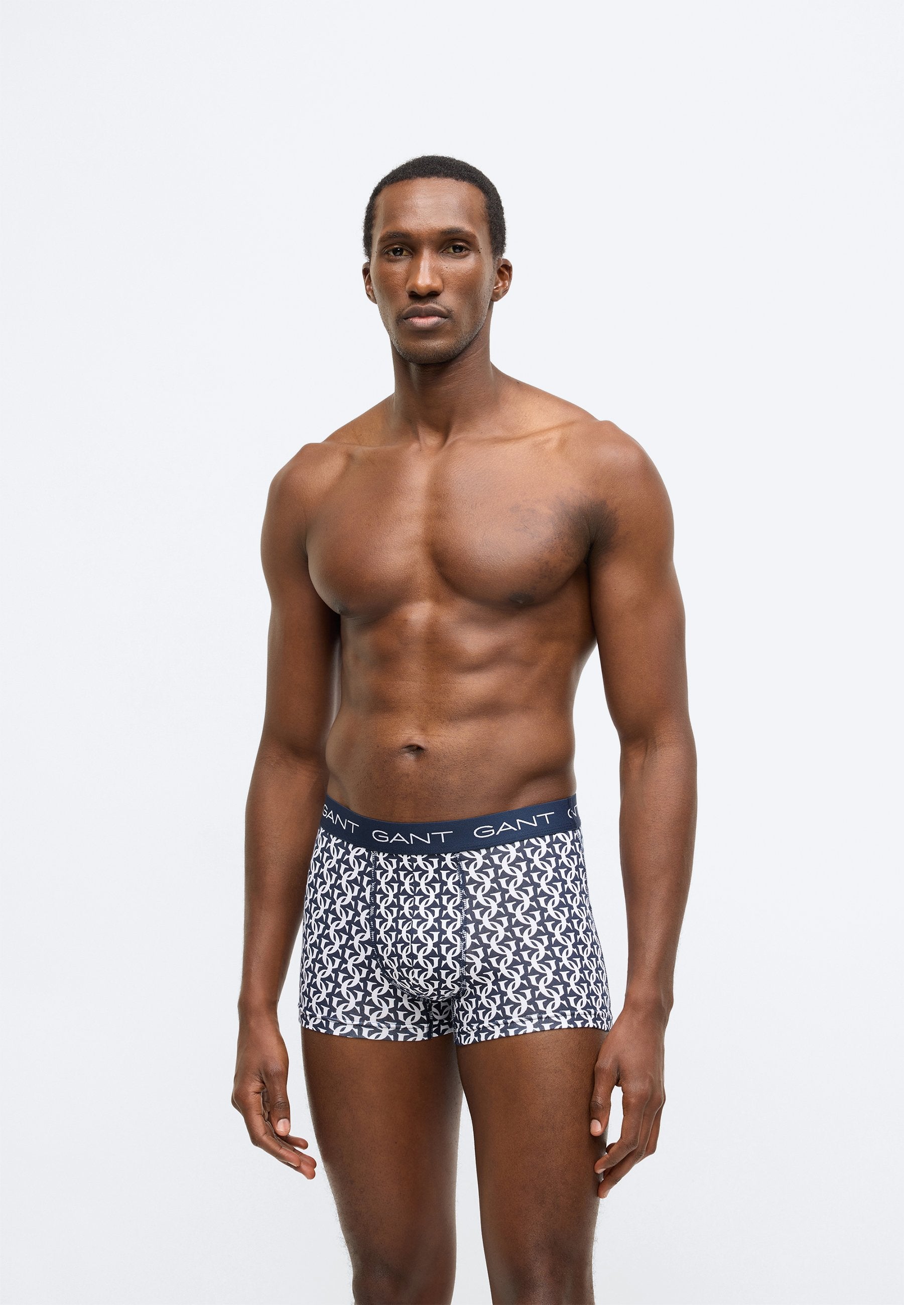 MONOGRAM PRINT TRUNK 3 PACK - Trunks - marine