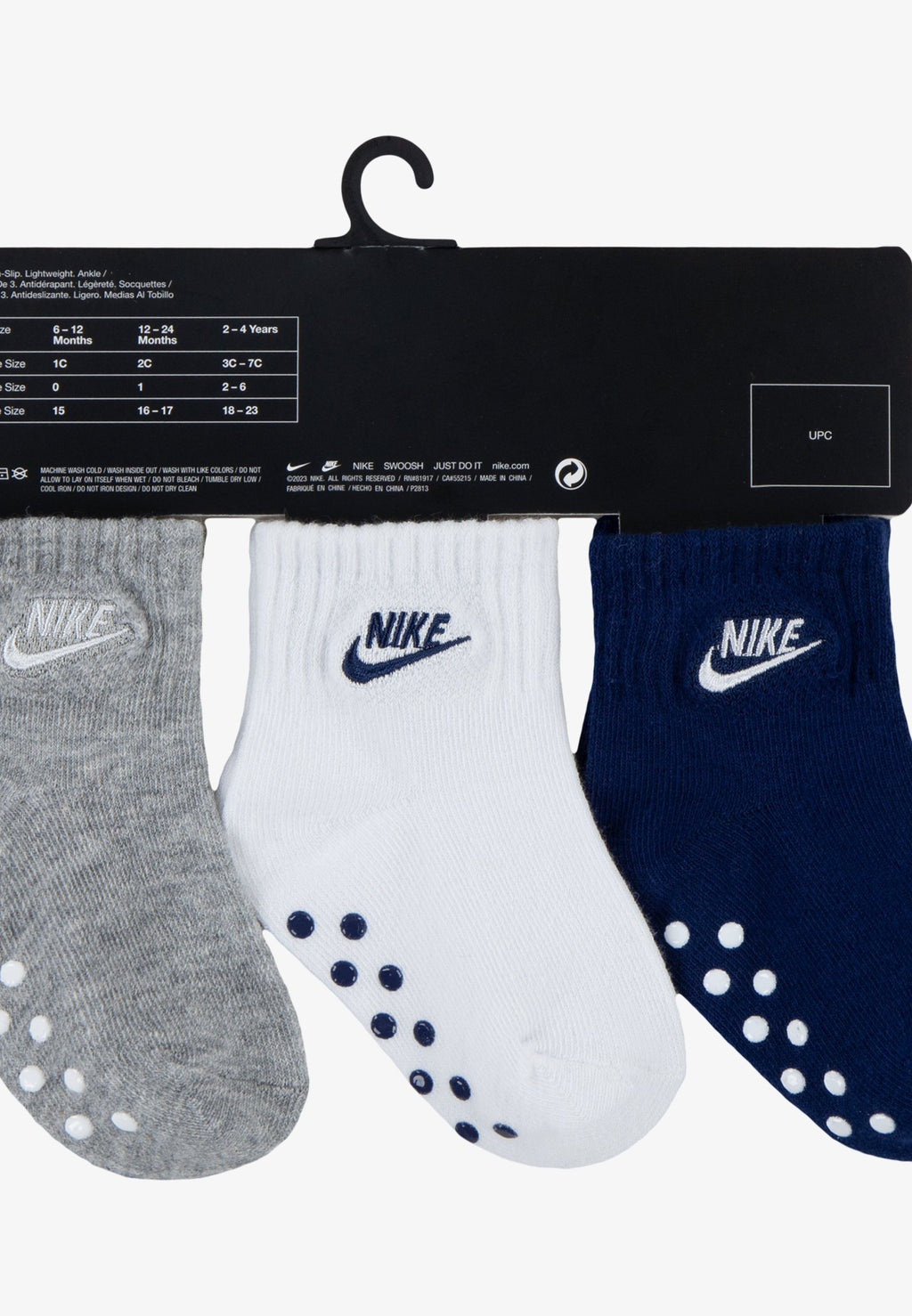 CORE FUTURA GRIPPER UNISEX 3 PACK - Chaussettes - blue void