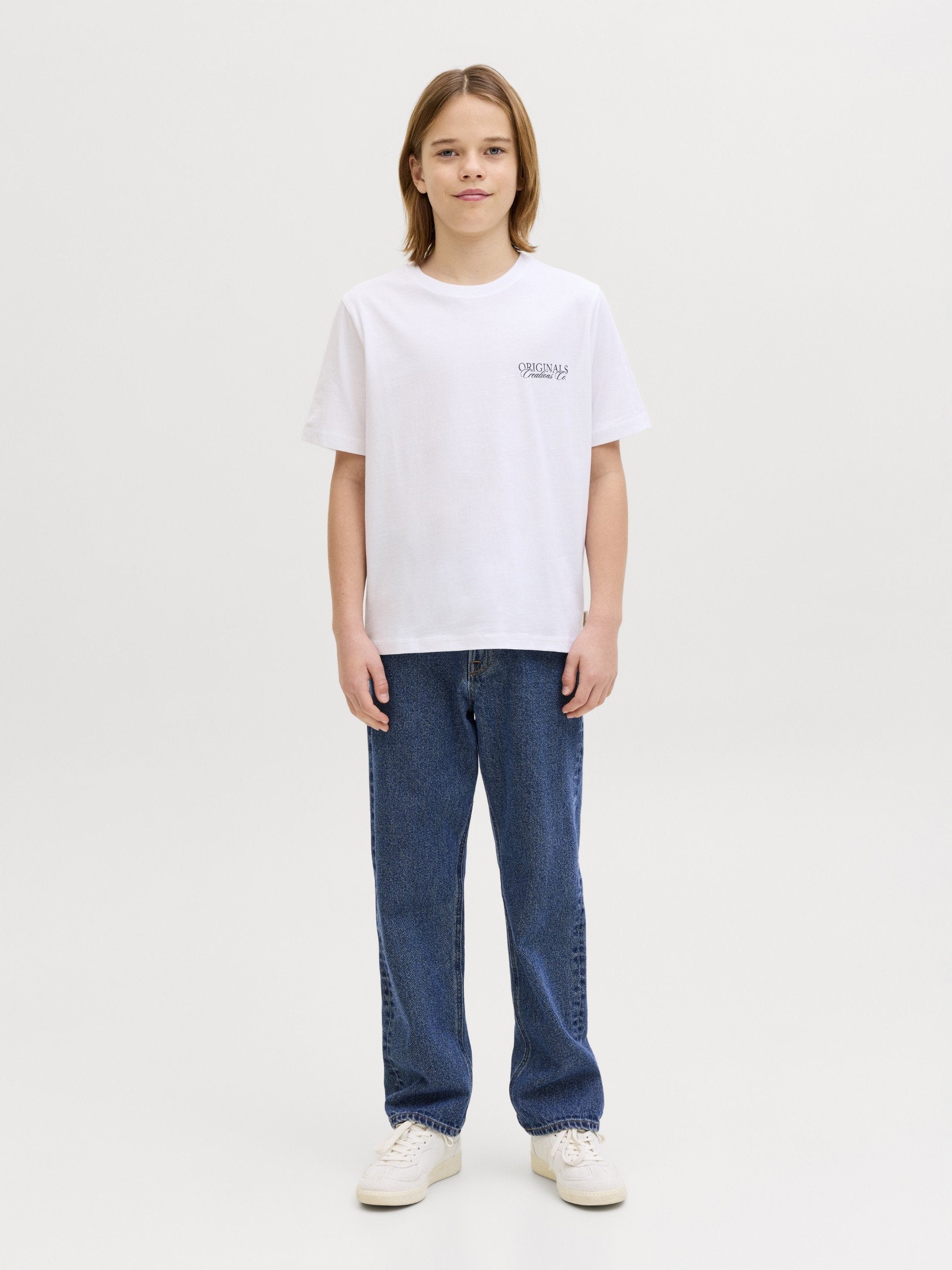 JJICHRIS JJORIGINAL - Straight leg jeans - blue denim