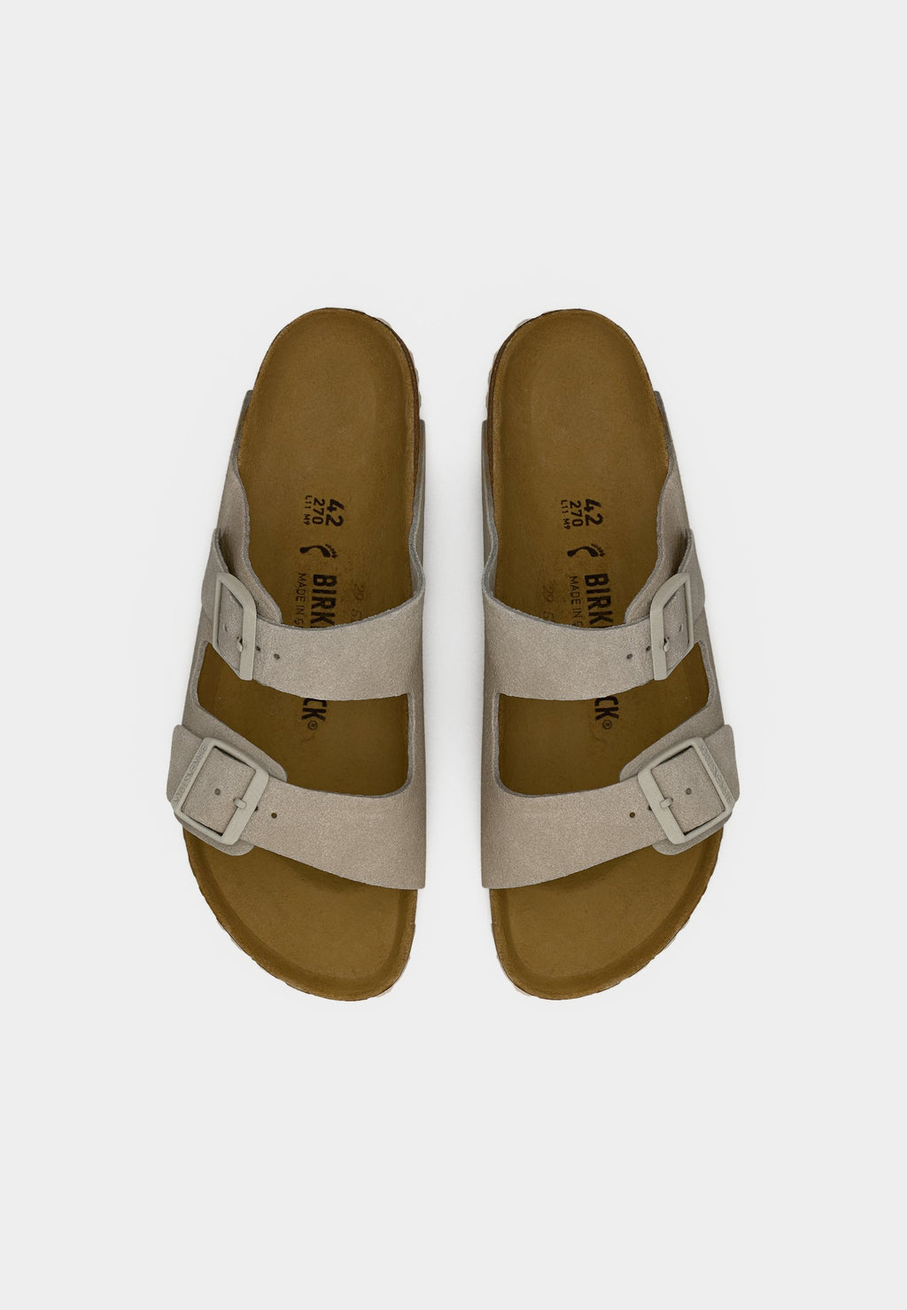 ARIZONA LEVE OYSTERS NARROW UNISEX - Sandals - oyster