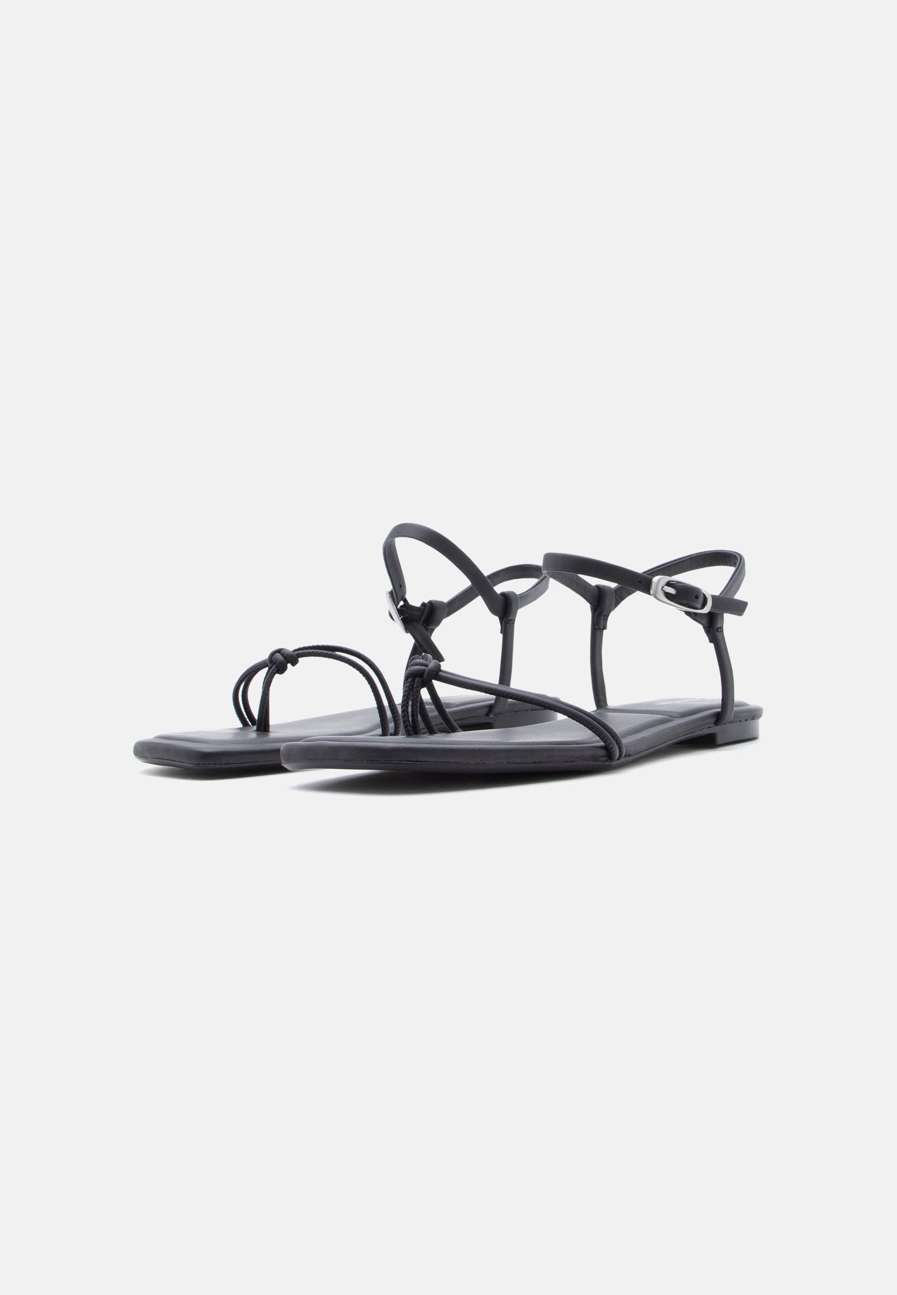 T-bar sandals - triple black