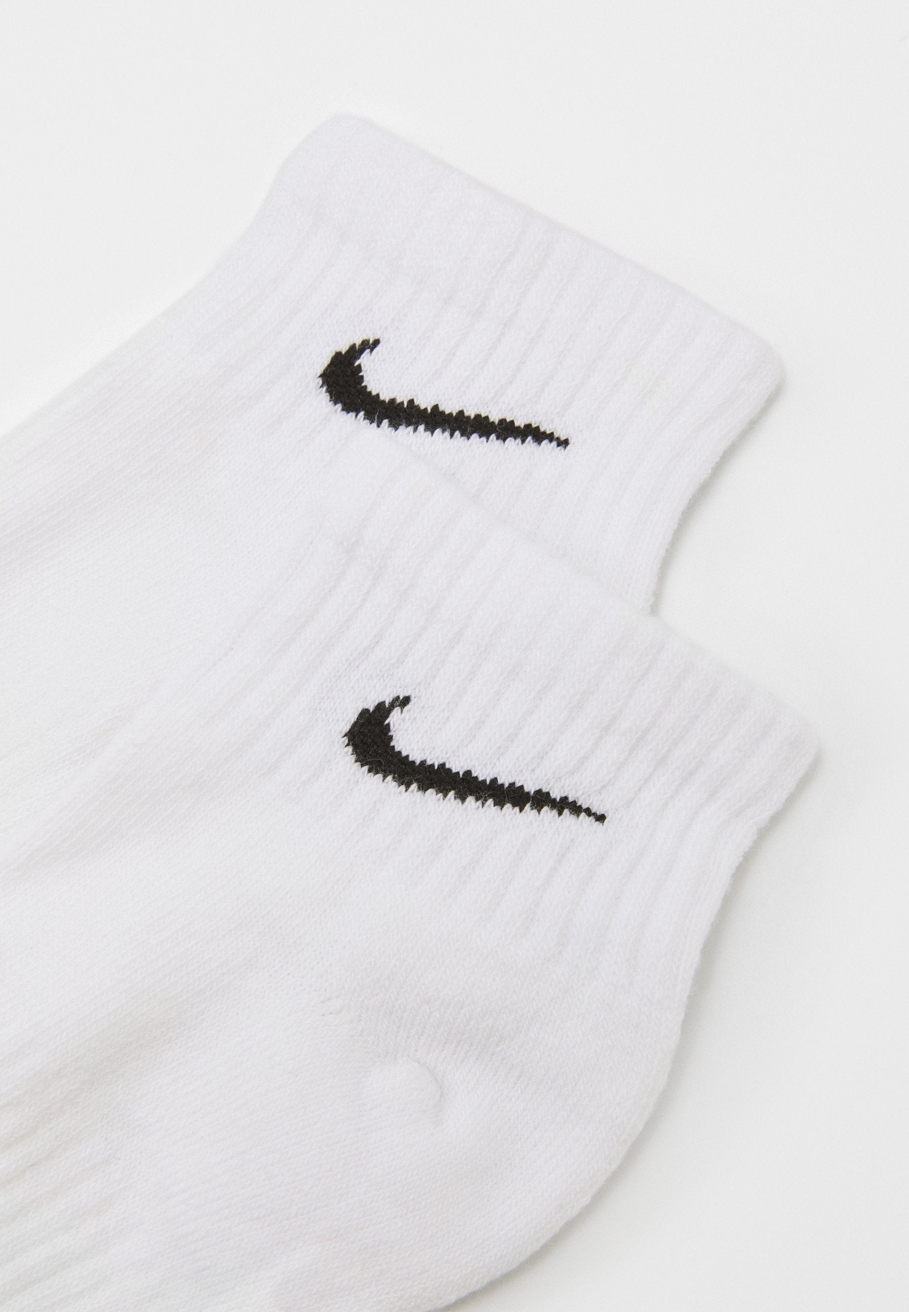 EVERYDAY CUSH ANKLE 6 PACK UNISEX - Sports socks - white/black
