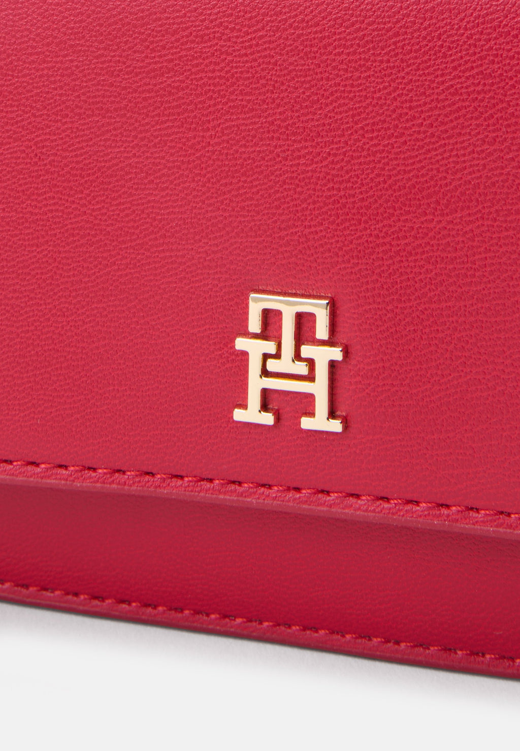 HILFIGER ICON CARD WALLET WITH CHAIN - Clutch - primary red