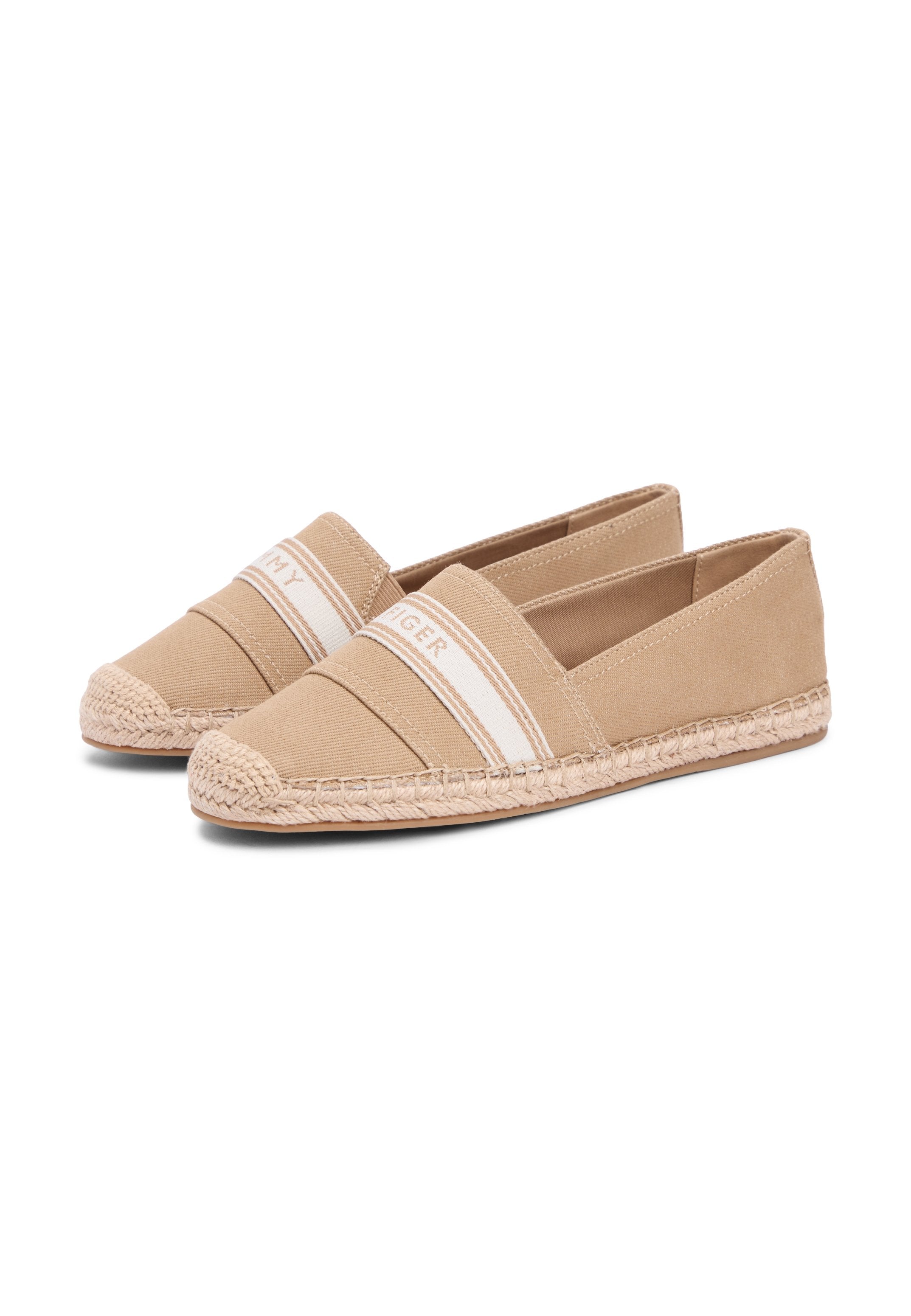 CANVAS DENIM ESPADRILLES - Espadrilles - safari
