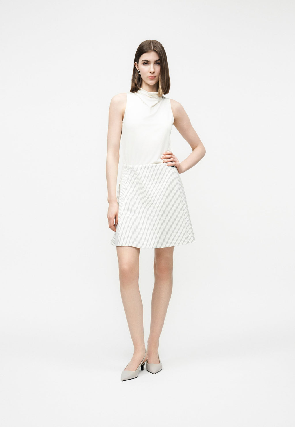 RIBERI - Mini skirt - white