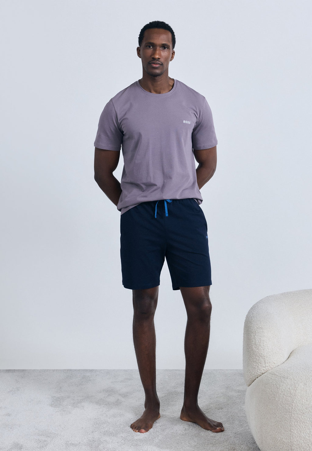MIX MATCH SHORT - Pyjama bottoms - dark blue