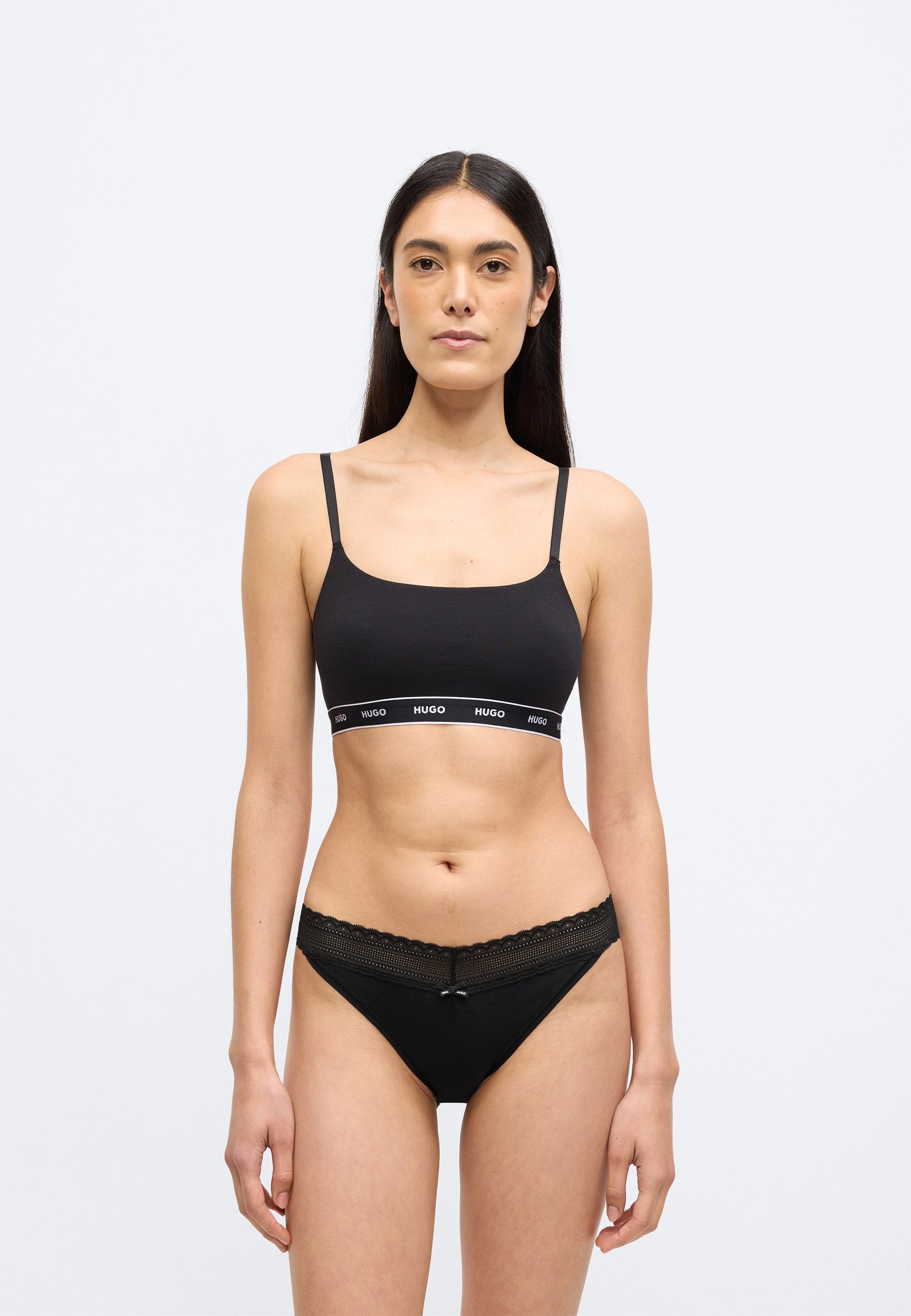TRIPLET BRIEF 3 PACK - Briefs - black/white/rose