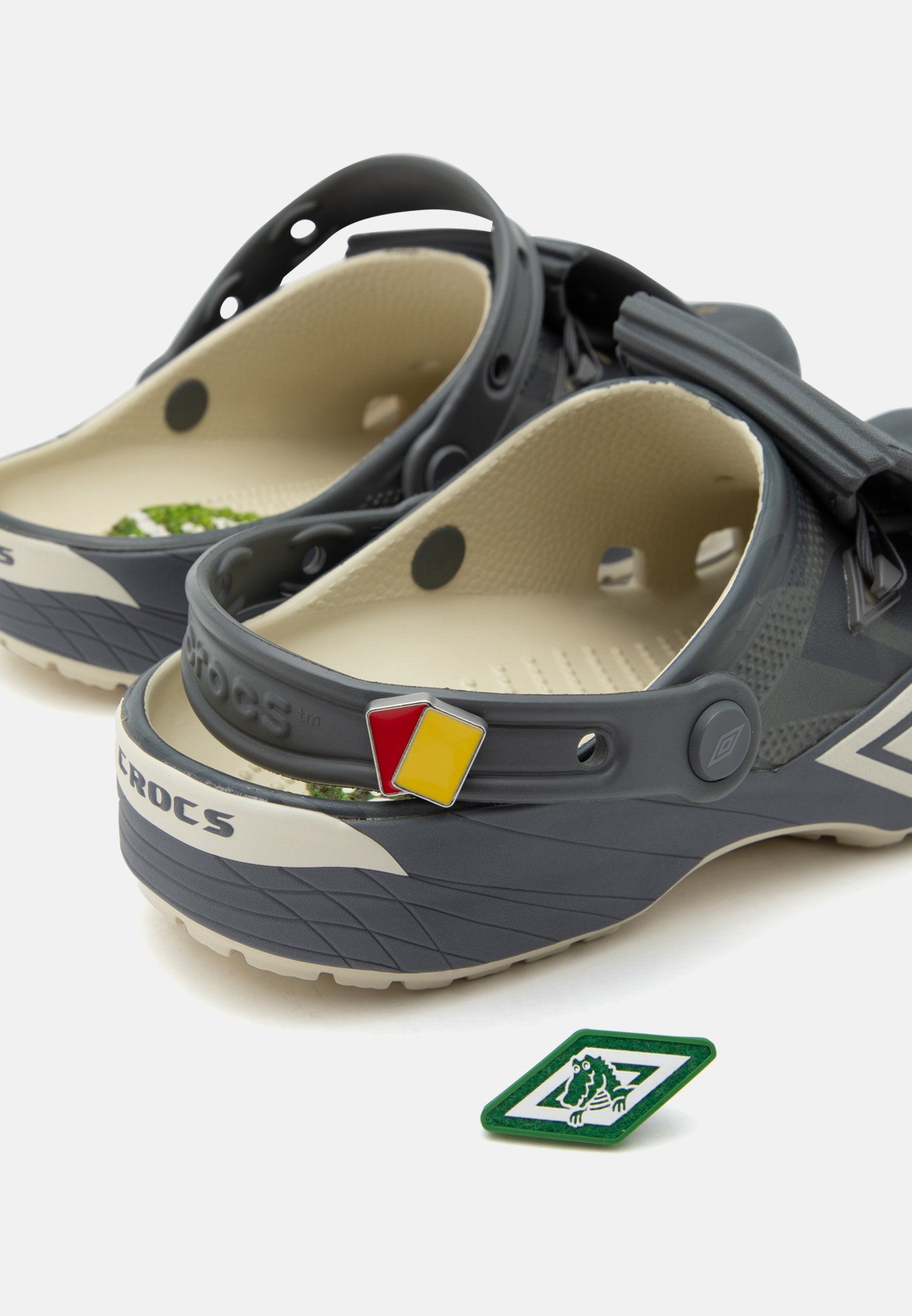 UMBRO CLASSIC UNISEX - Mules - bone/slate grey