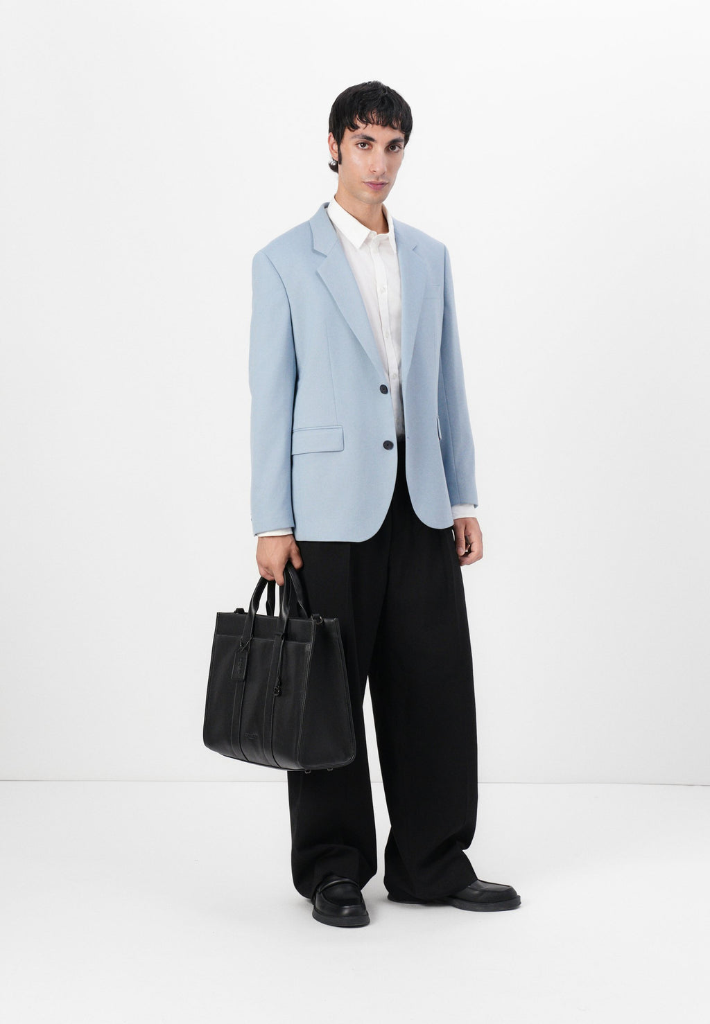 KARLO - Blazer jacket - open blue