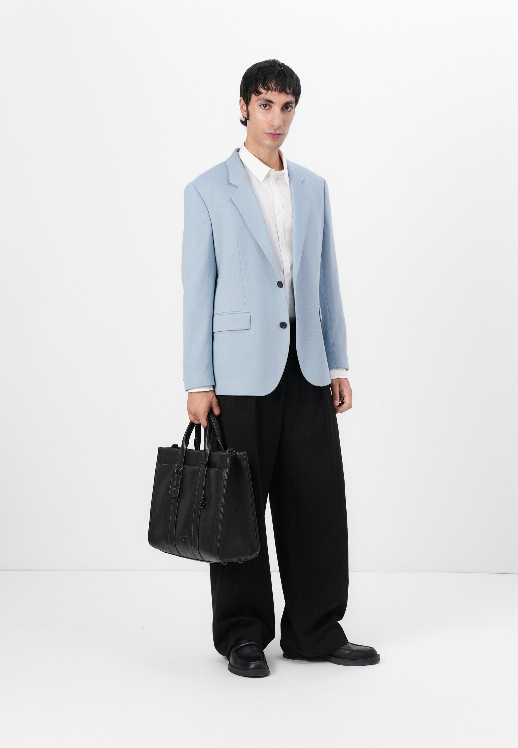 KARLO - Blazer jacket - open blue