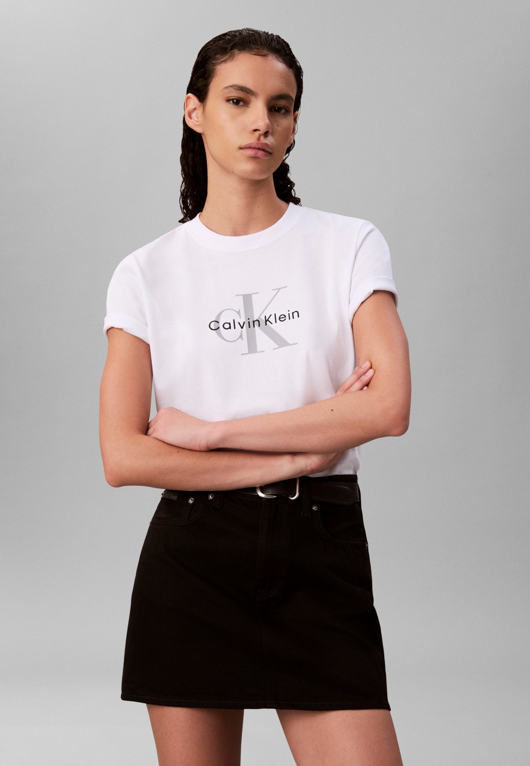 HERO CLASSIC MONOLOGO - Print T-shirt - brilliant white