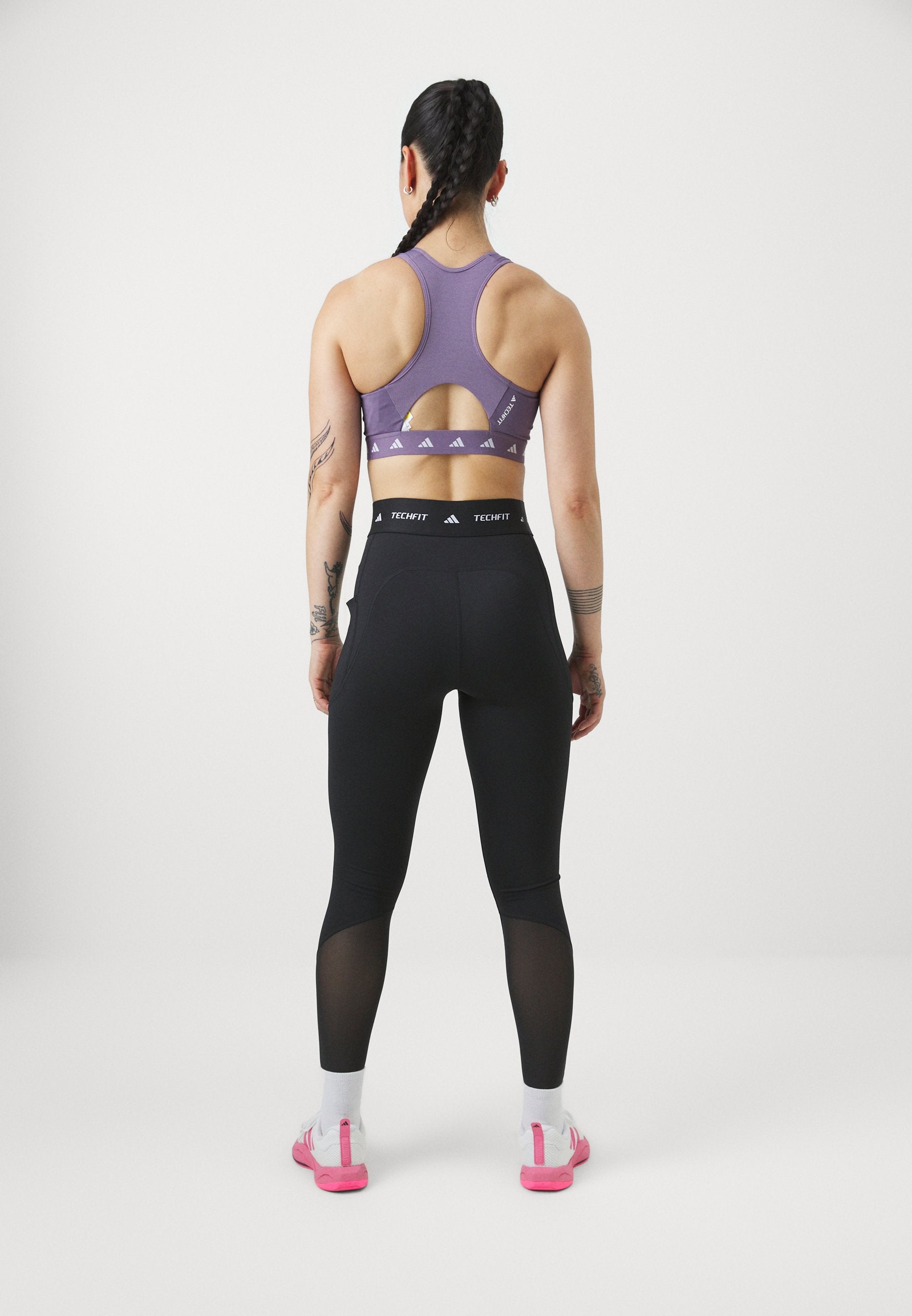 TECHFIT STASH POCKET FULL LENGTH LEGGINGS - Leggings - black
