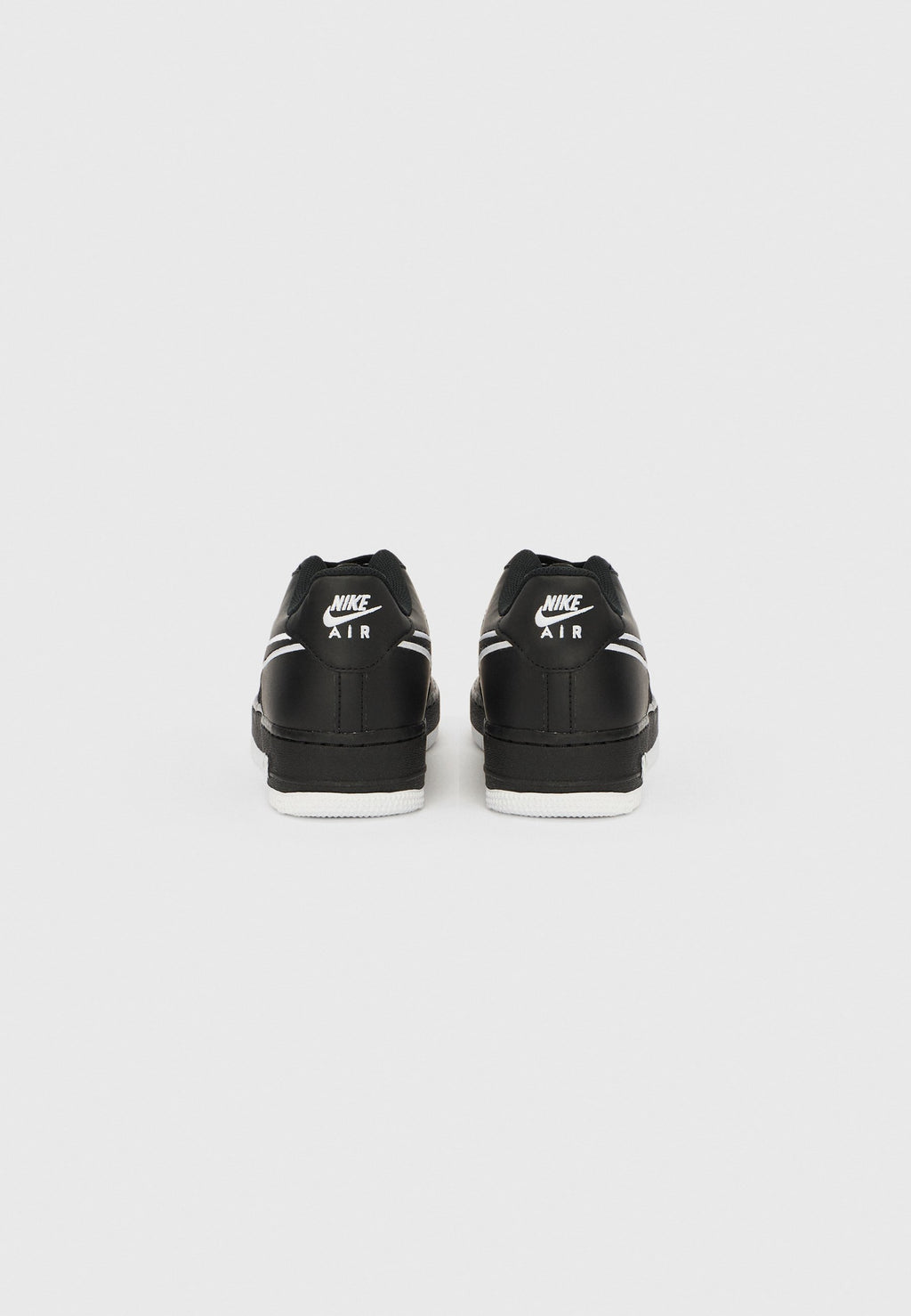 AIR FORCE 1 UNISEXE - Baskets - noir/blanc/argenté