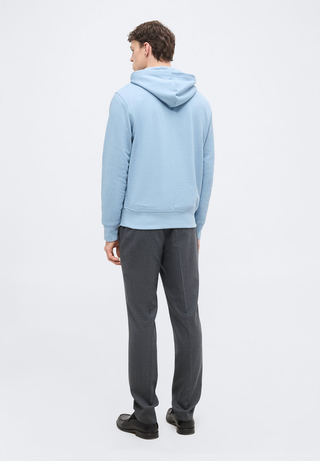 WEBASIC HOOD - Hoodie - light pastel blue