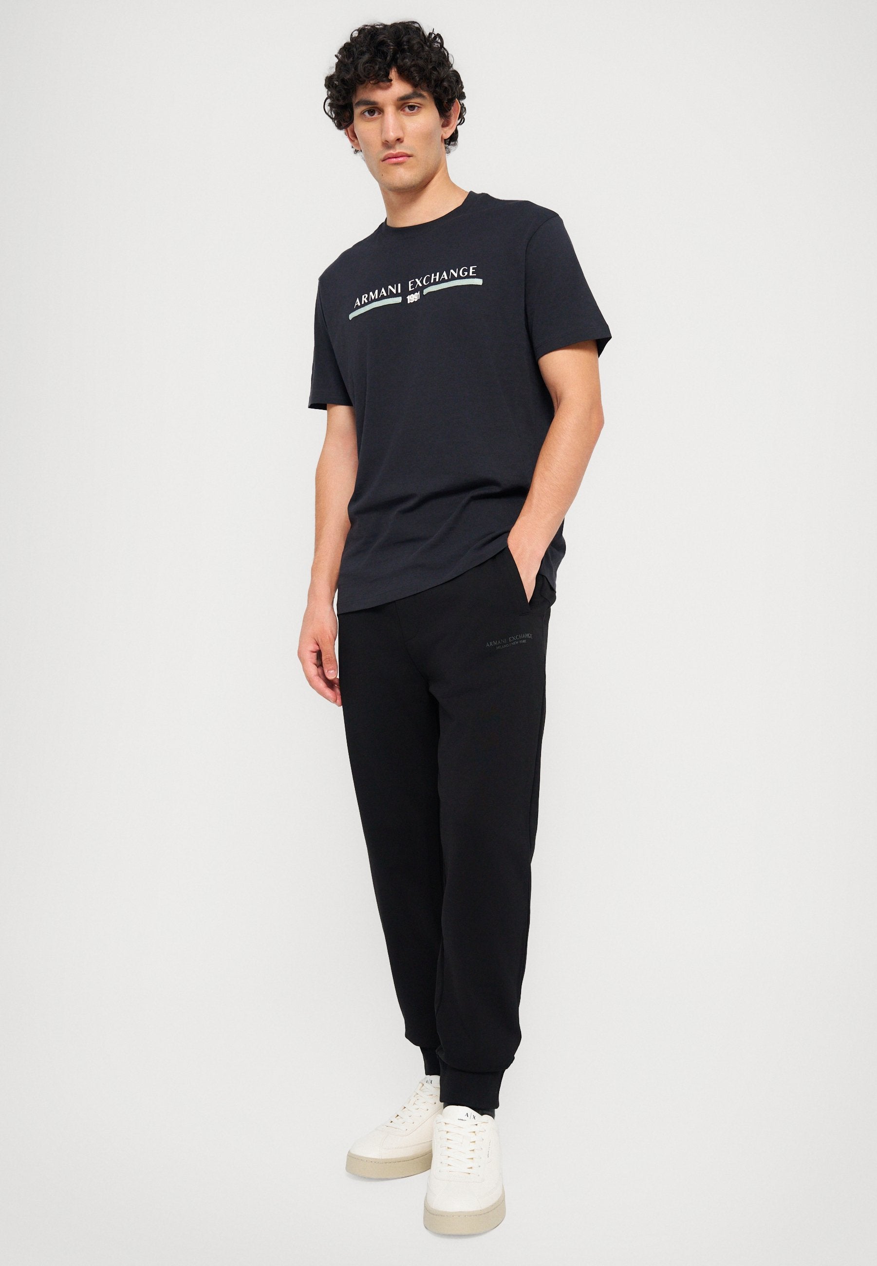 Tracksuit bottoms - black