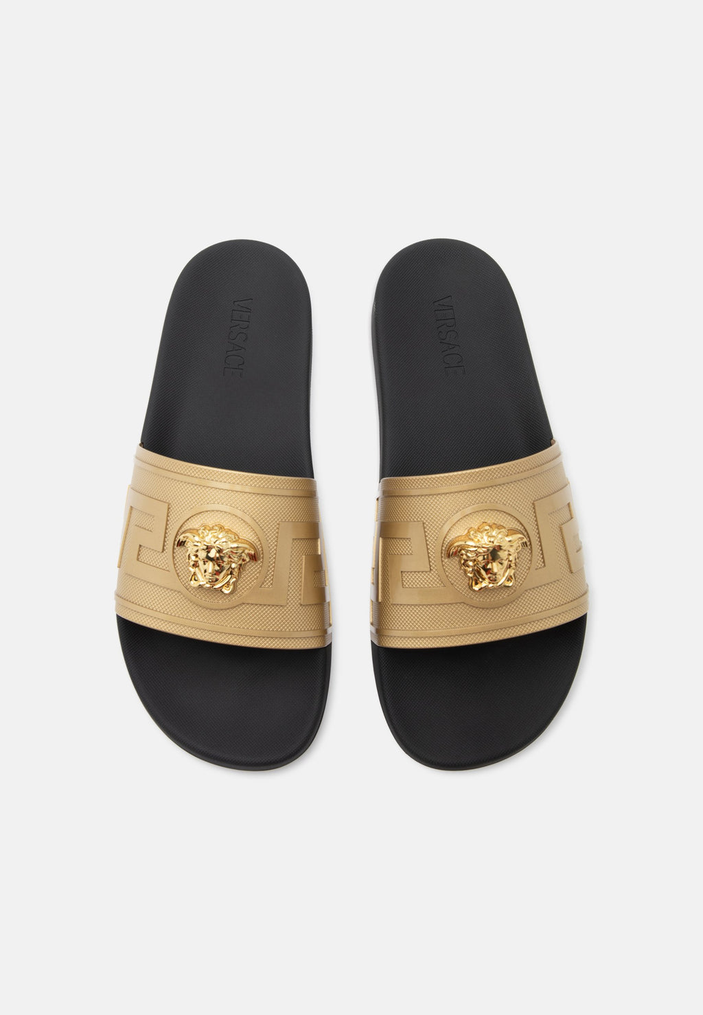 SLIDES - Mules - gold-coloured