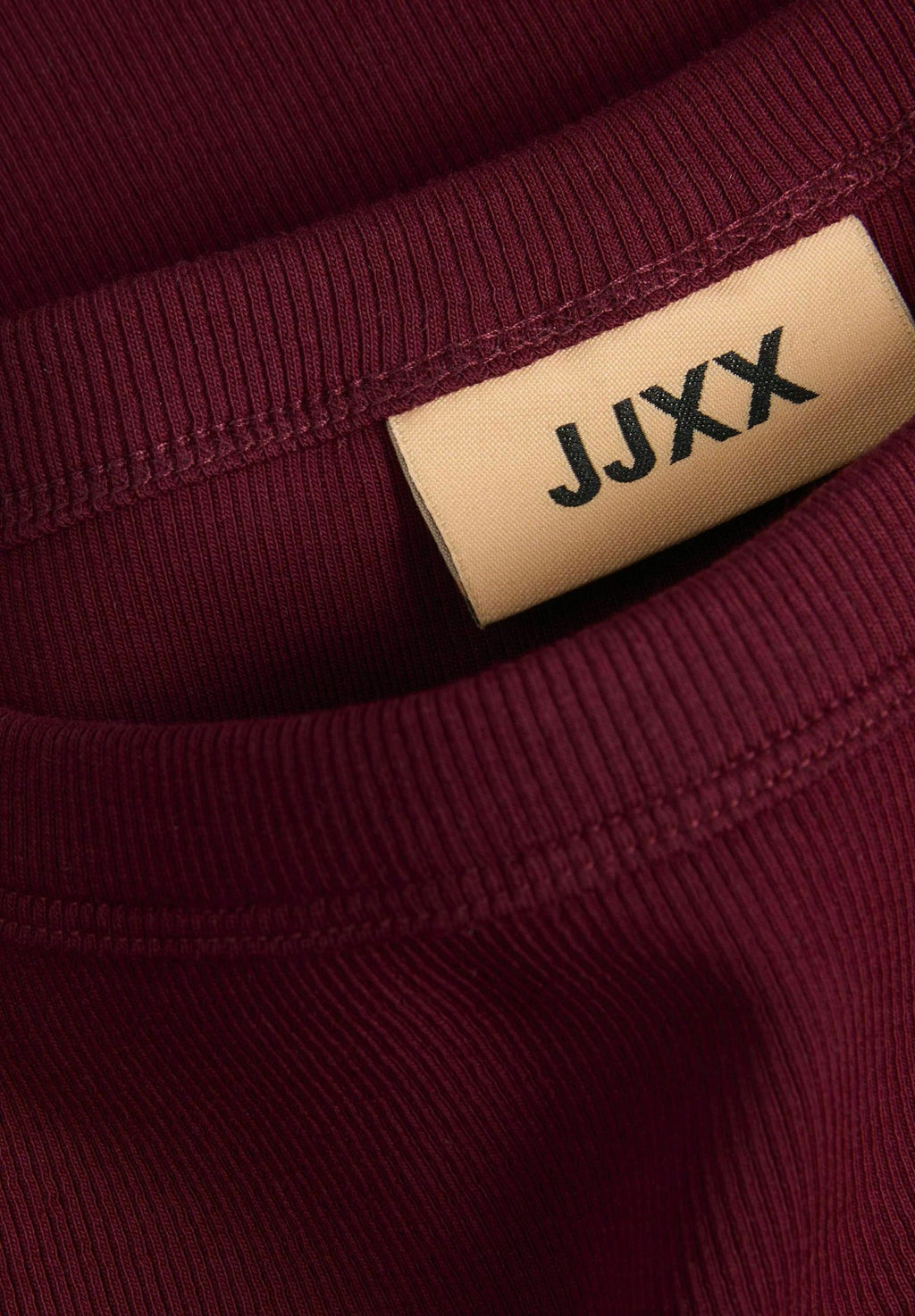 JXFIFI STR 3/4 BOATNECK TOP JRS NOOS - Haut à manches longues - cabernet