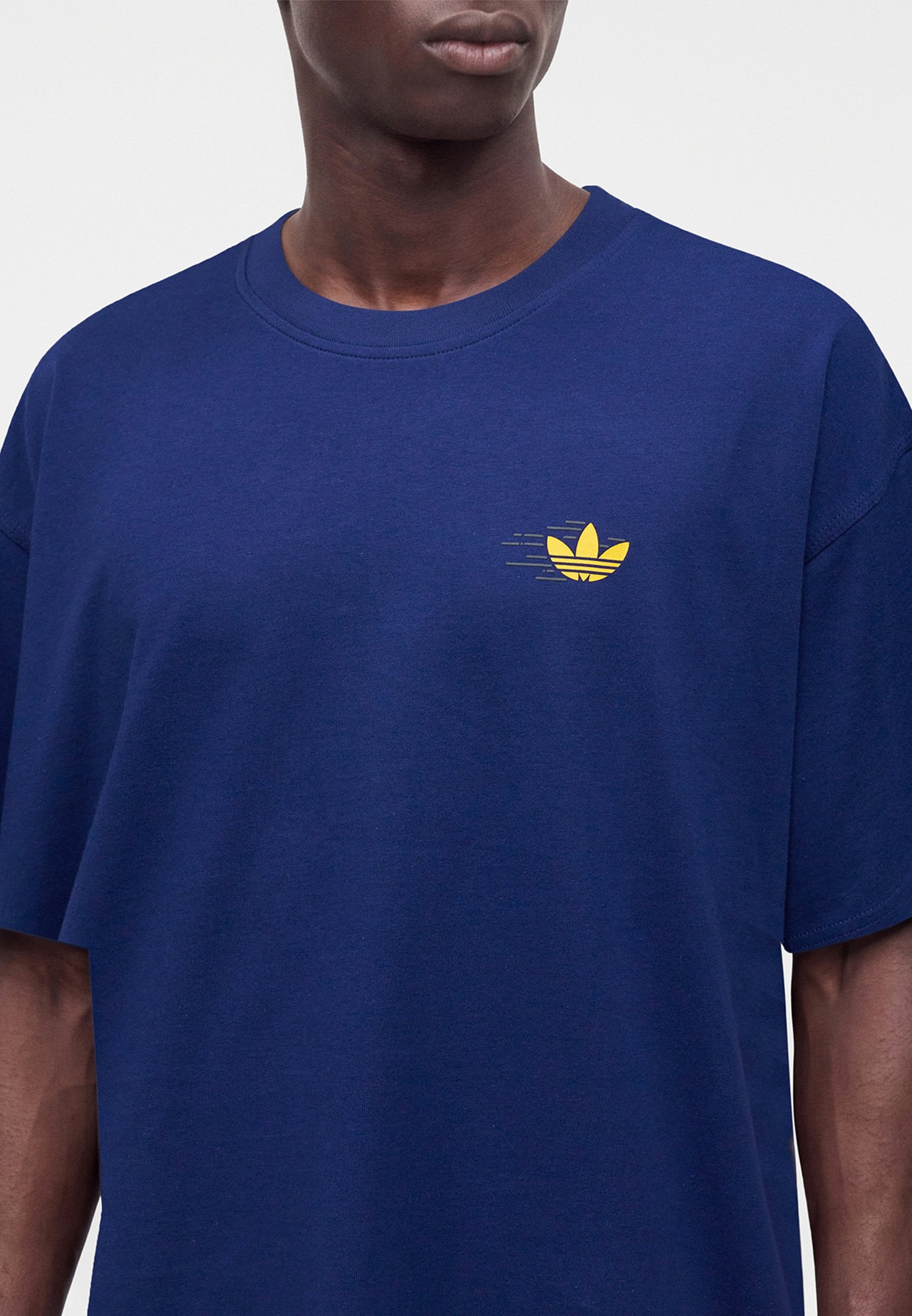 T-SHIRT OVERSIZE CLUB DE COURSE MIXTE - T-shirt imprimé - bleu foncé