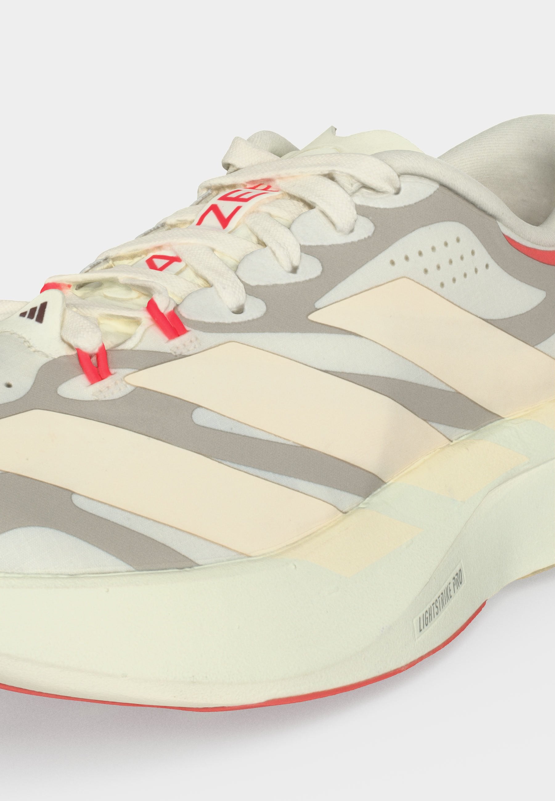 ADIZERO EVO SL EXO W - Road running shoes - off white/white/shadow red