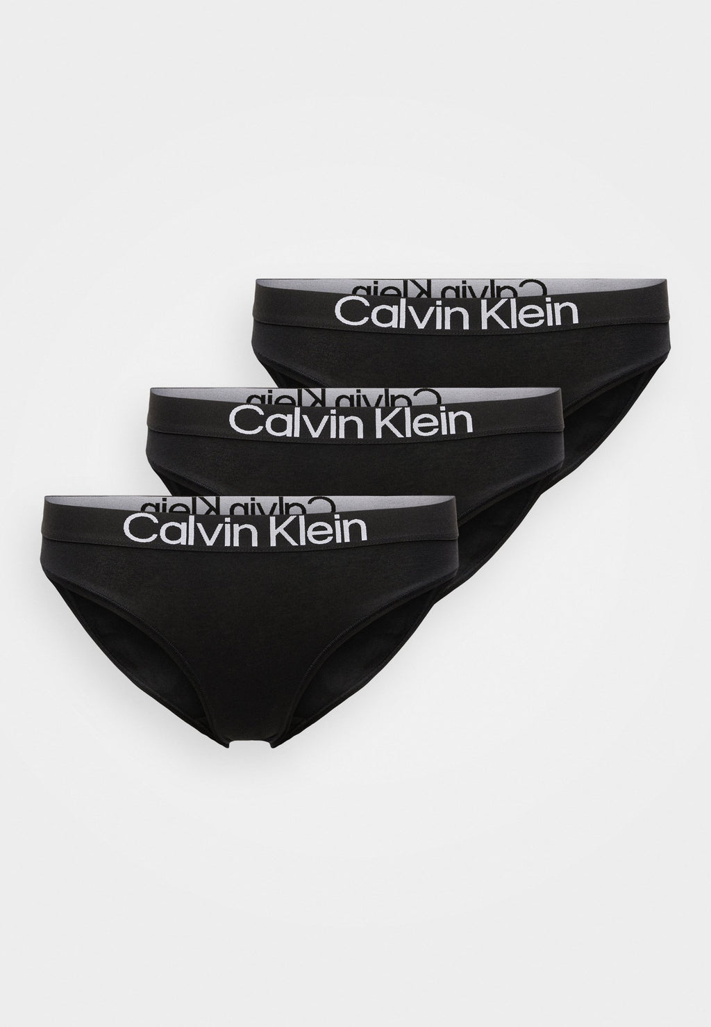 BIKINI EXTRA SOFT 3 PACK - Briefs - black