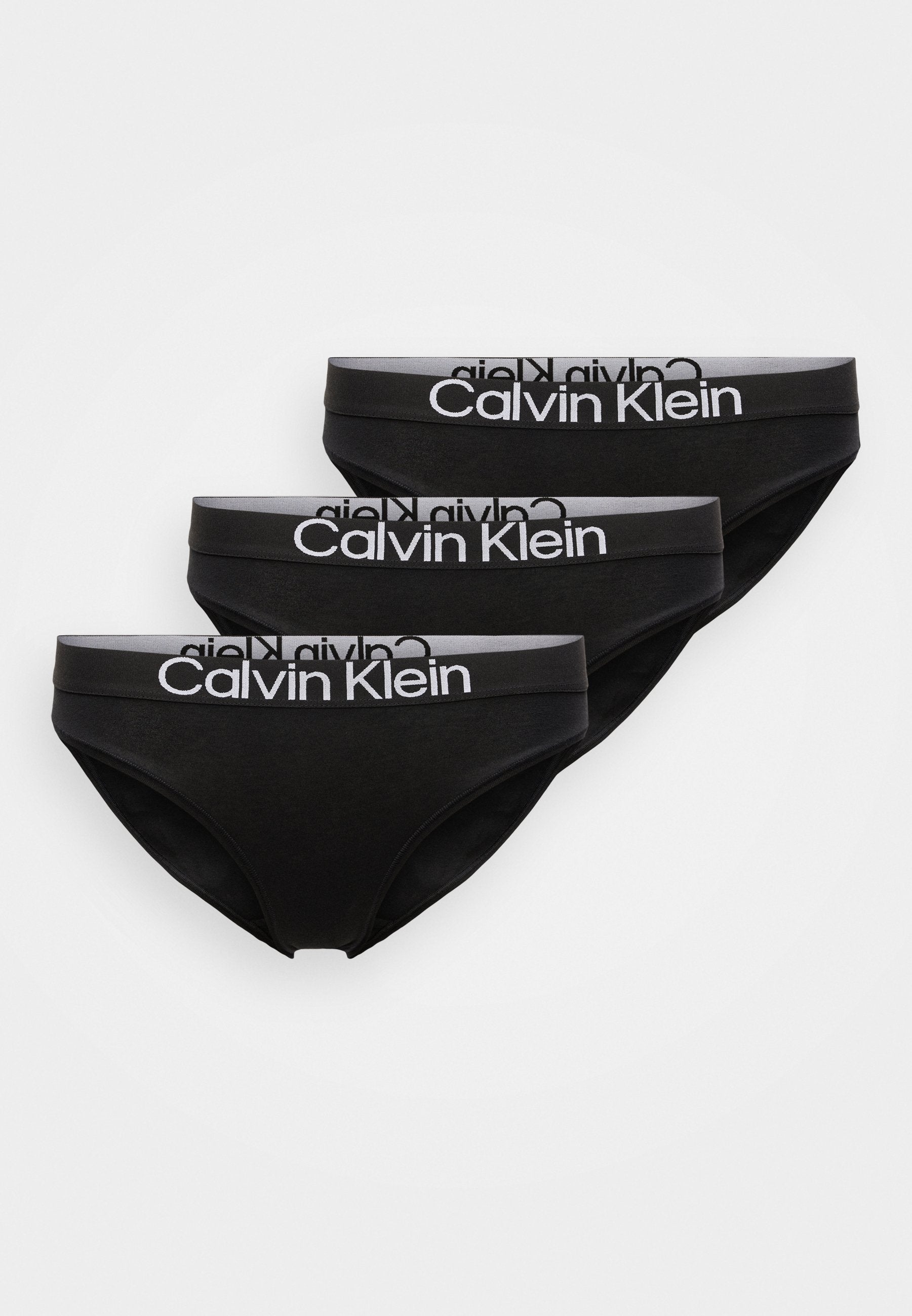 BIKINI EXTRA SOFT 3 PACK - Briefs - black