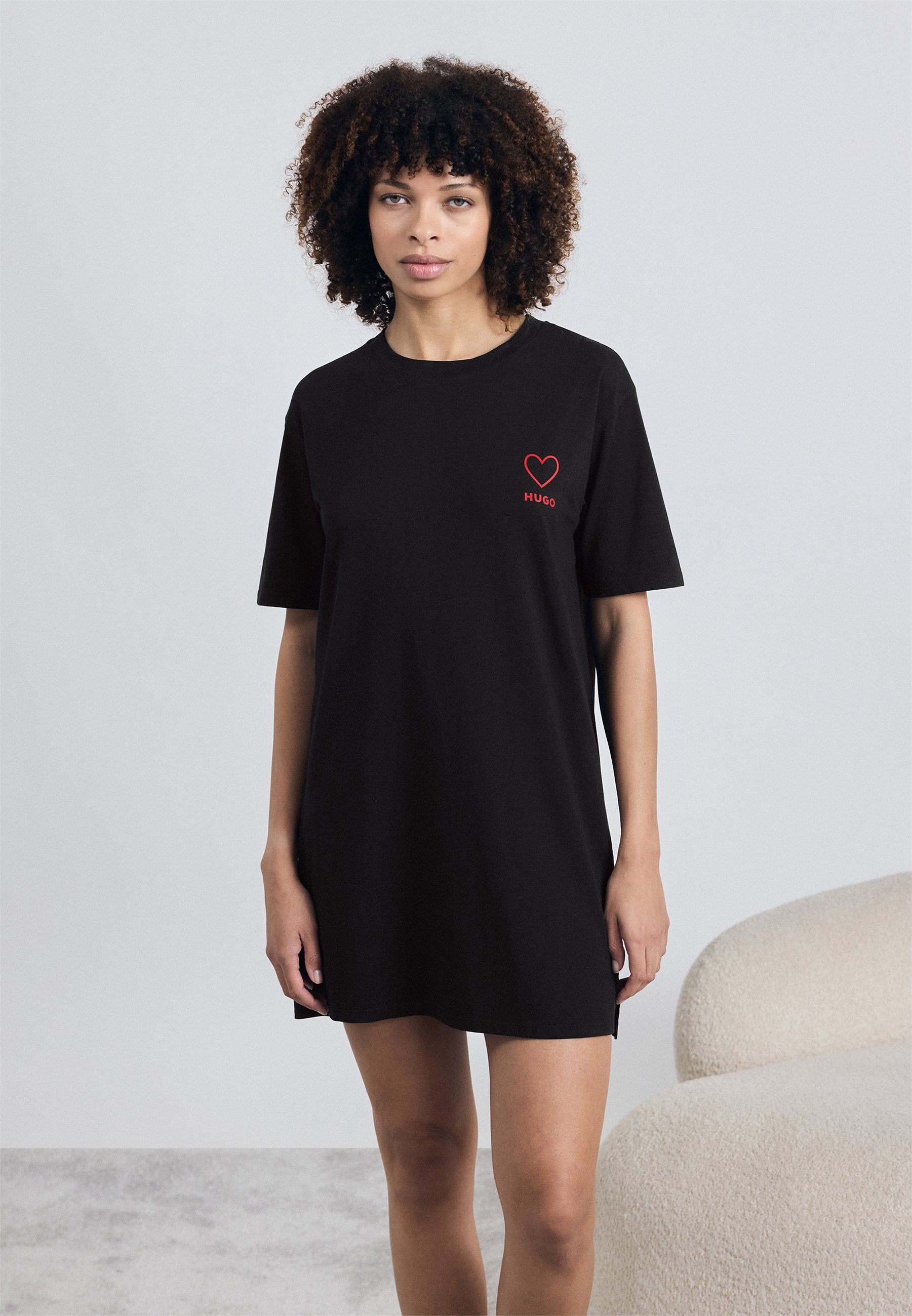 NIGHTY VALENTINE CAPSULE - Nightie - black