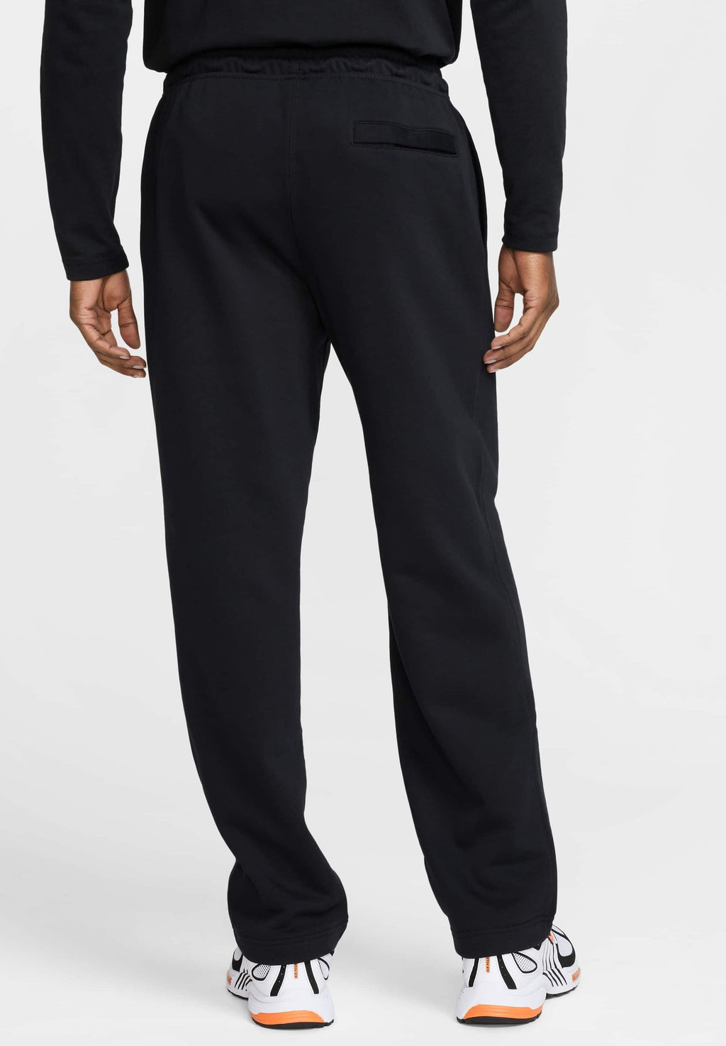 M NK CLUB FT OH PANT - Tracksuit bottoms - black black white