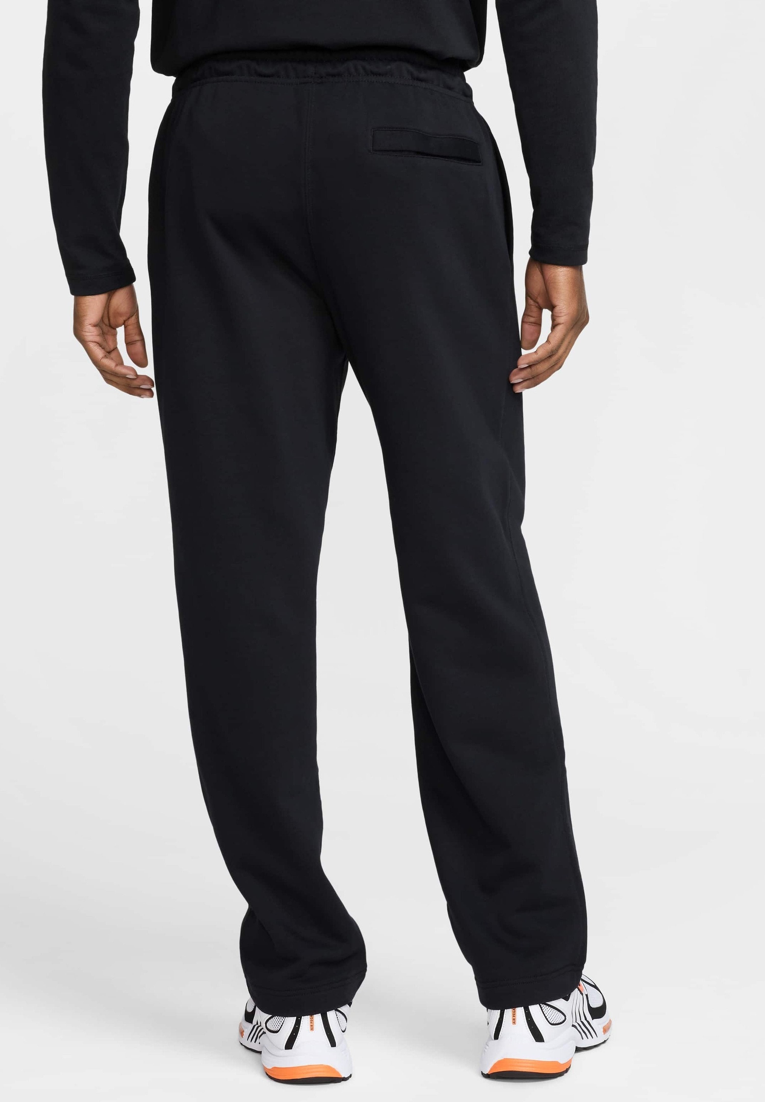 M NK CLUB FT OH PANT - Tracksuit bottoms - black black white