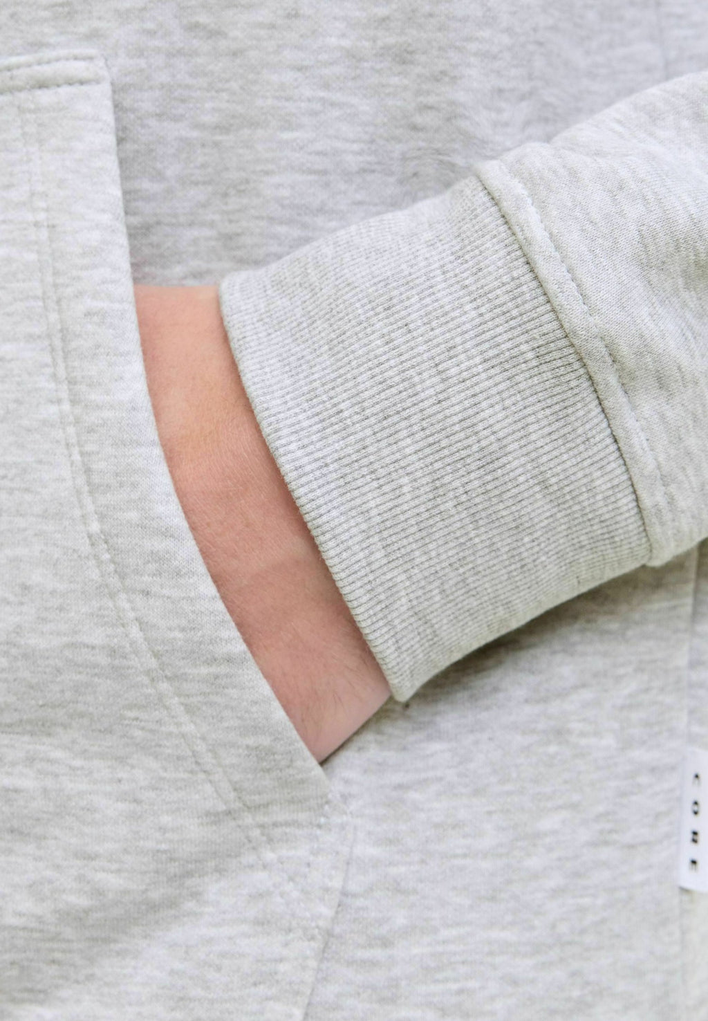 JCOFUSION BRANDING - Hoodie - light grey melange