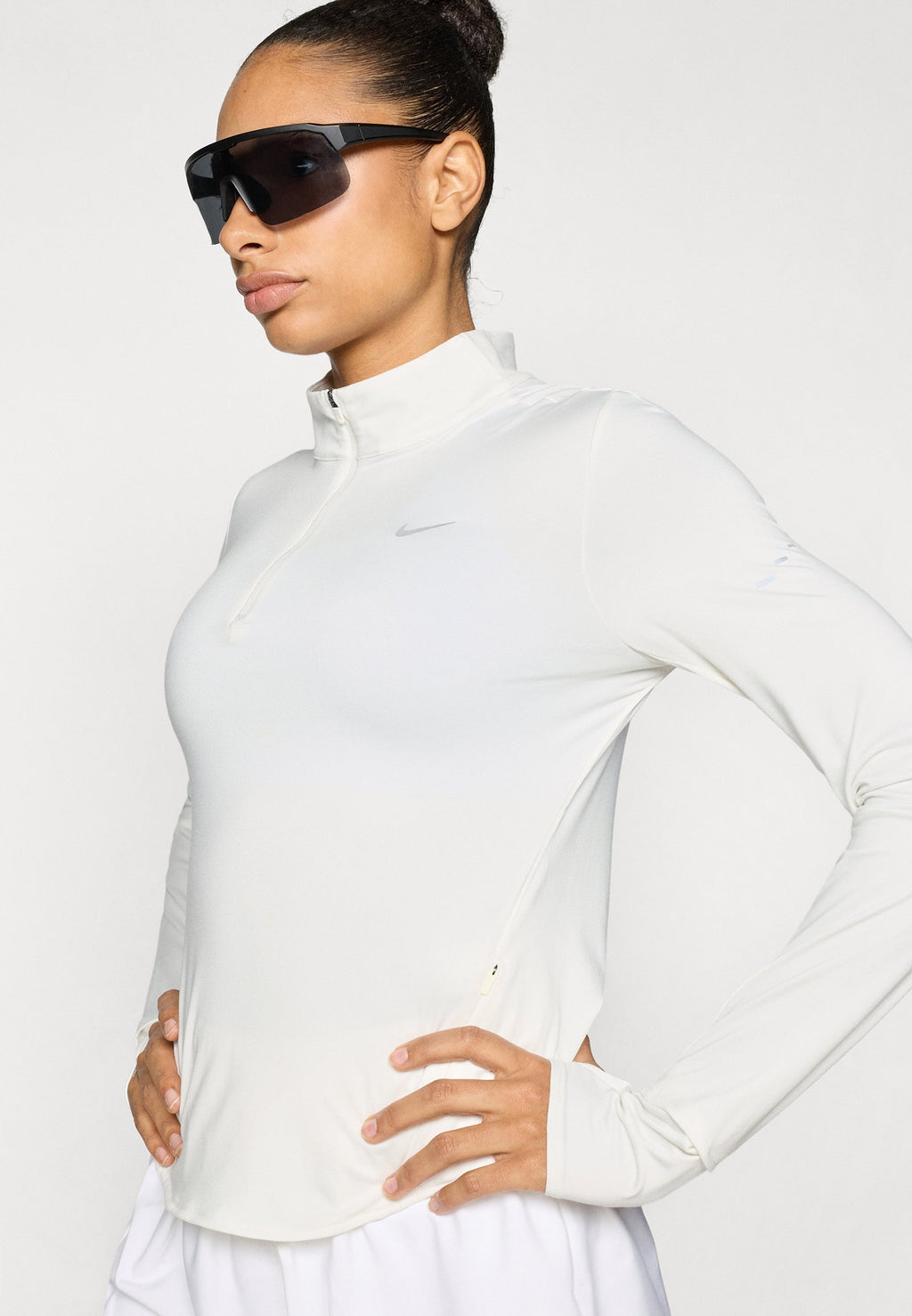 SWIFT - Long sleeved top - sail/reflective silver-coloured