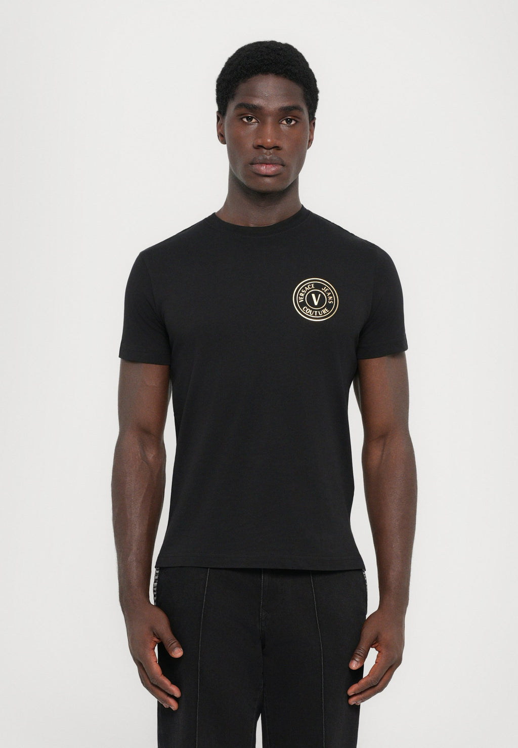 EMBLEM - Print T-shirt - black/gold coloured