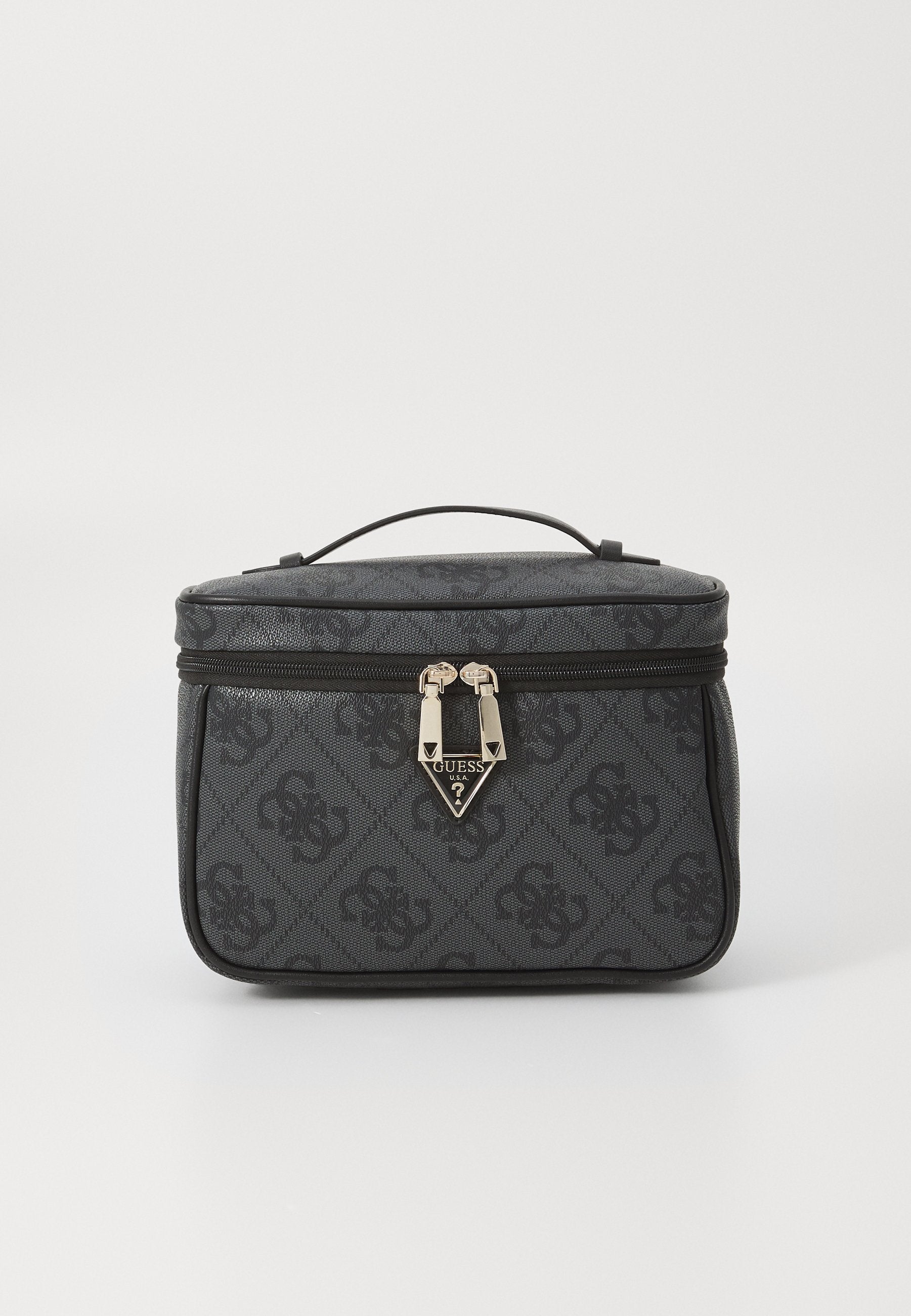 BERTA TOILETRY TRAIN CASE - Wash bag - coal