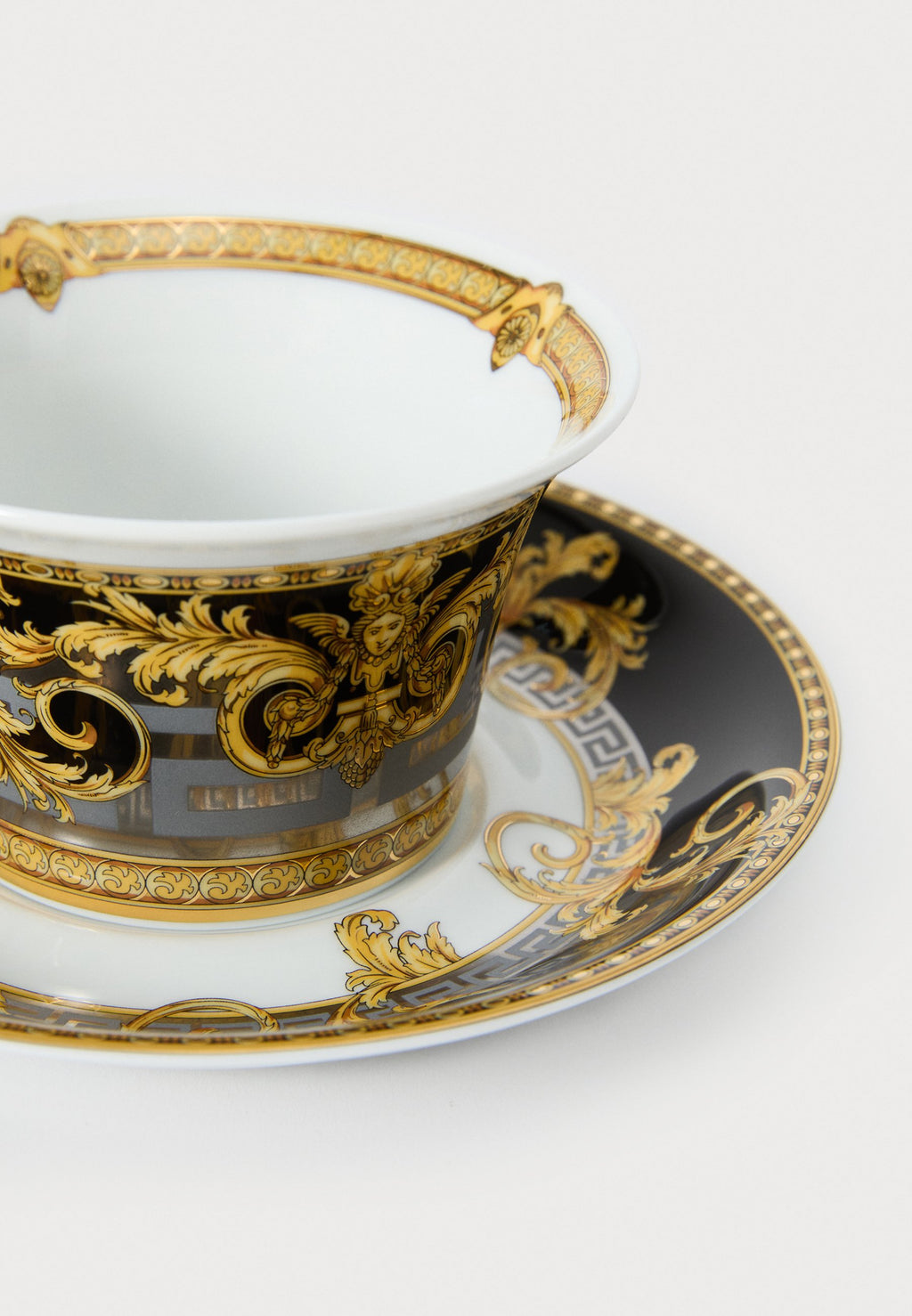 CUP SAUCER 4 LOW SET - Saucer - prestige gala
