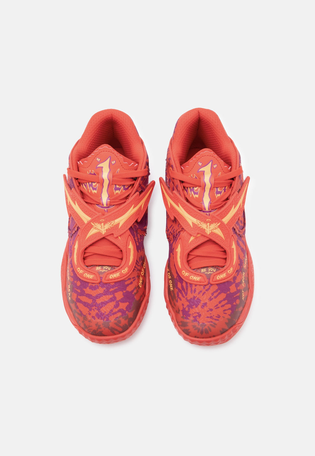 MB05 ENCORE - Basketball shoes - red/magenta gleam/fluro orange pes