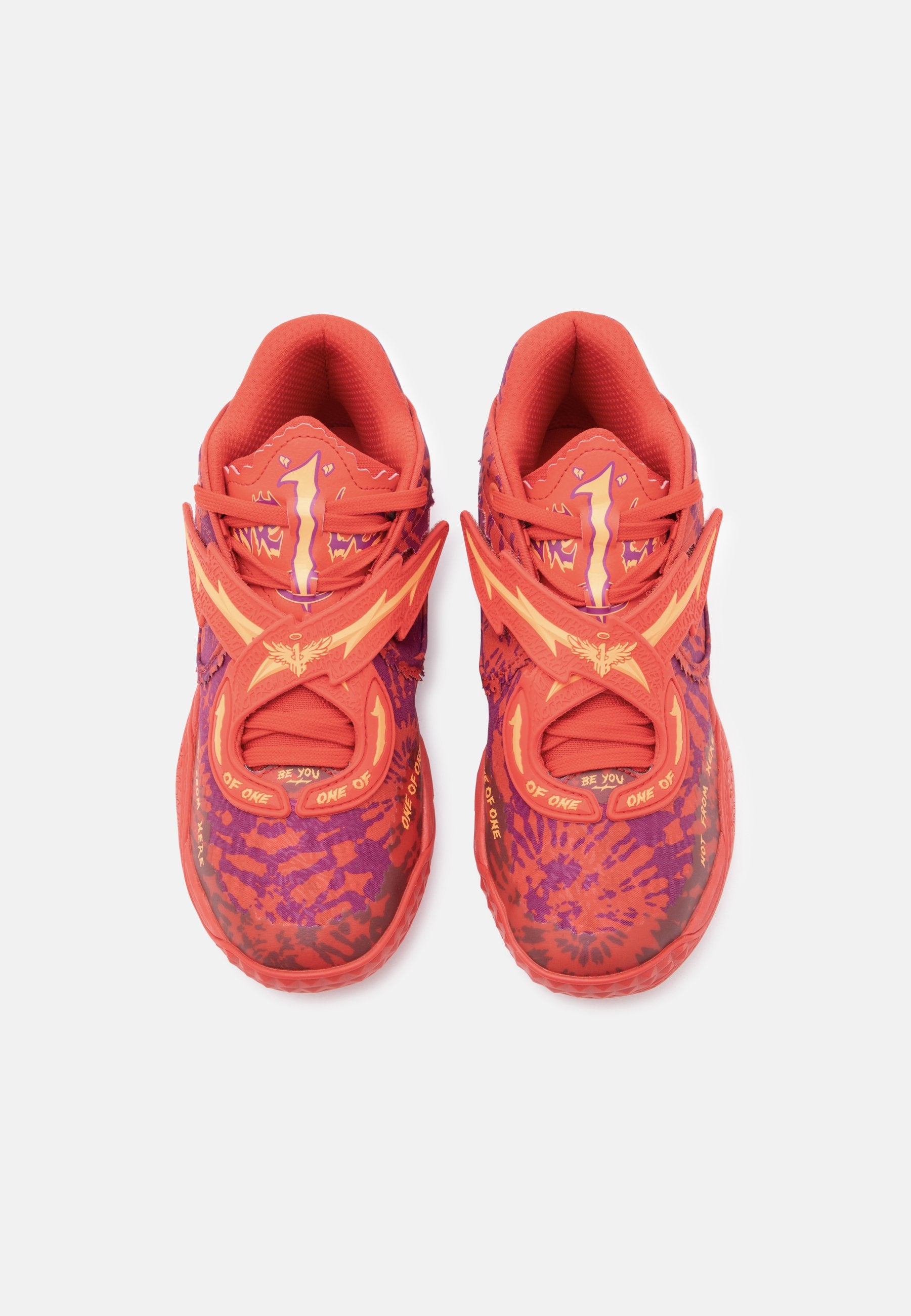 MB05 ENCORE - Basketball shoes - red/magenta gleam/fluro orange pes